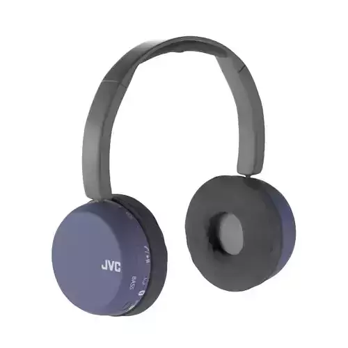 JVC HA-S65BN Bluetooth Wireless Headphones 3D model
