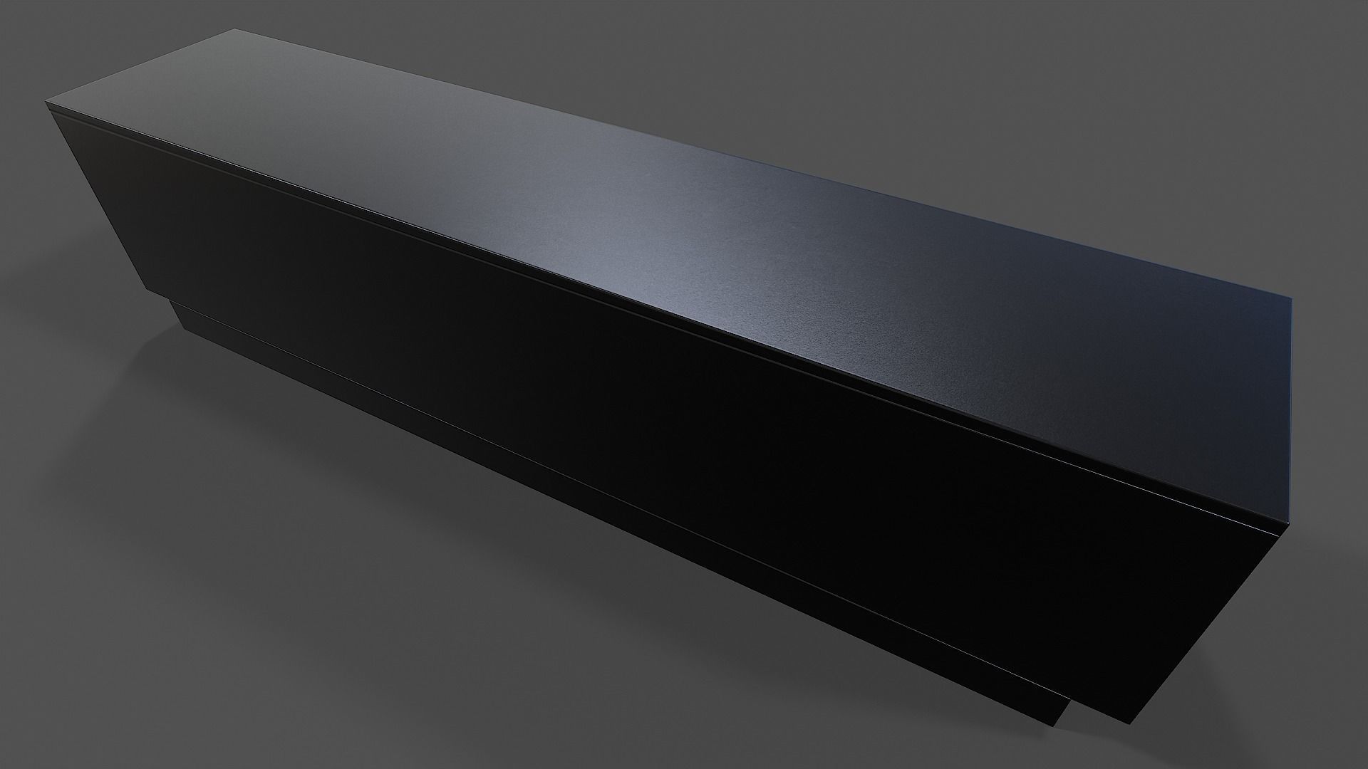 TV Stand V02 - Low Poly Low-poly 3D model_9
