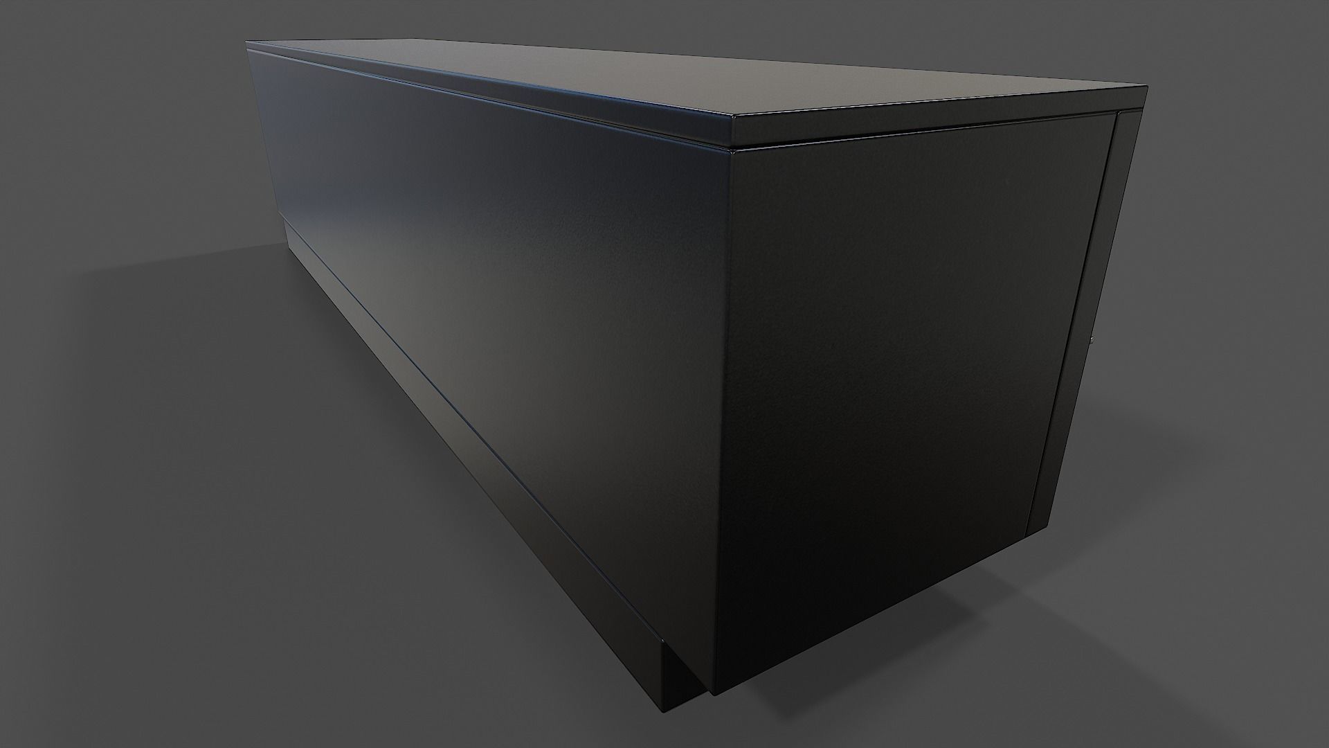 TV Stand V02 - Low Poly Low-poly 3D model_7