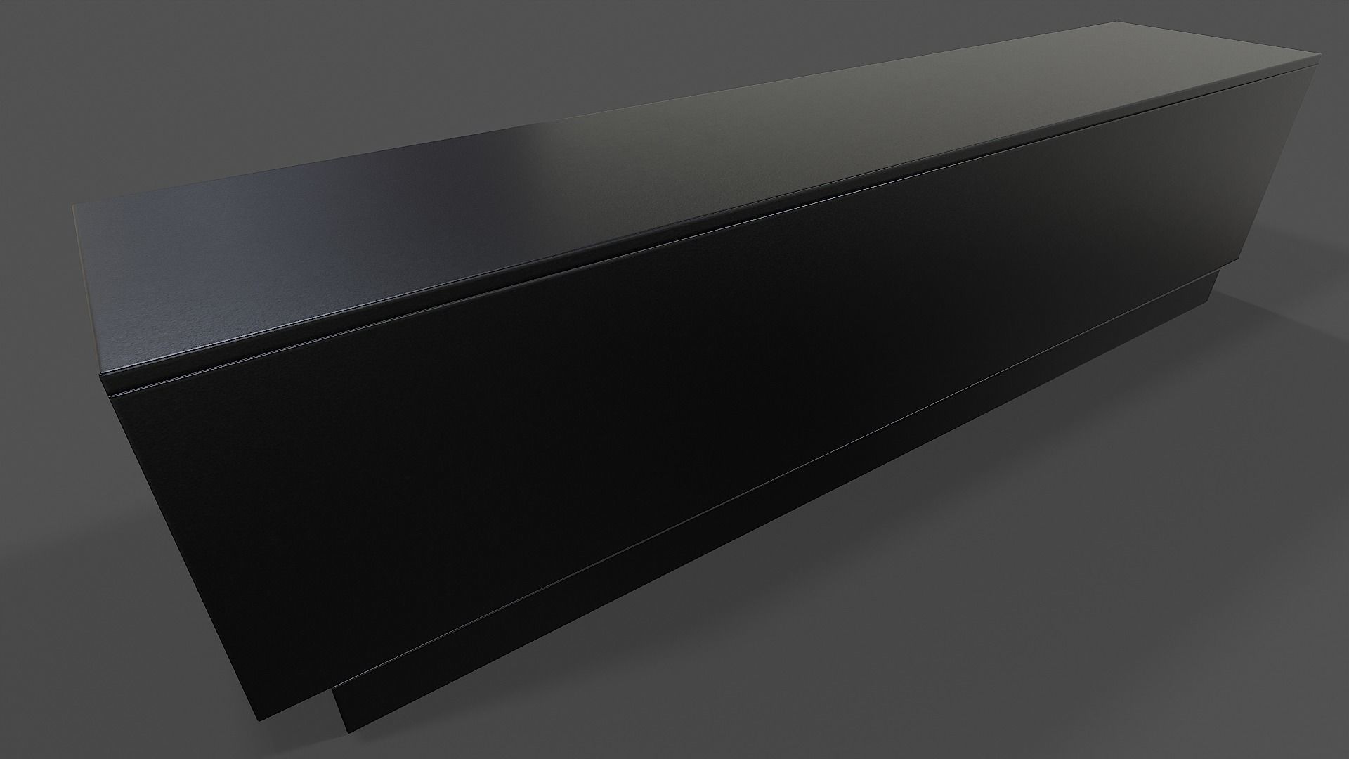 TV Stand V02 - Low Poly Low-poly 3D model_11