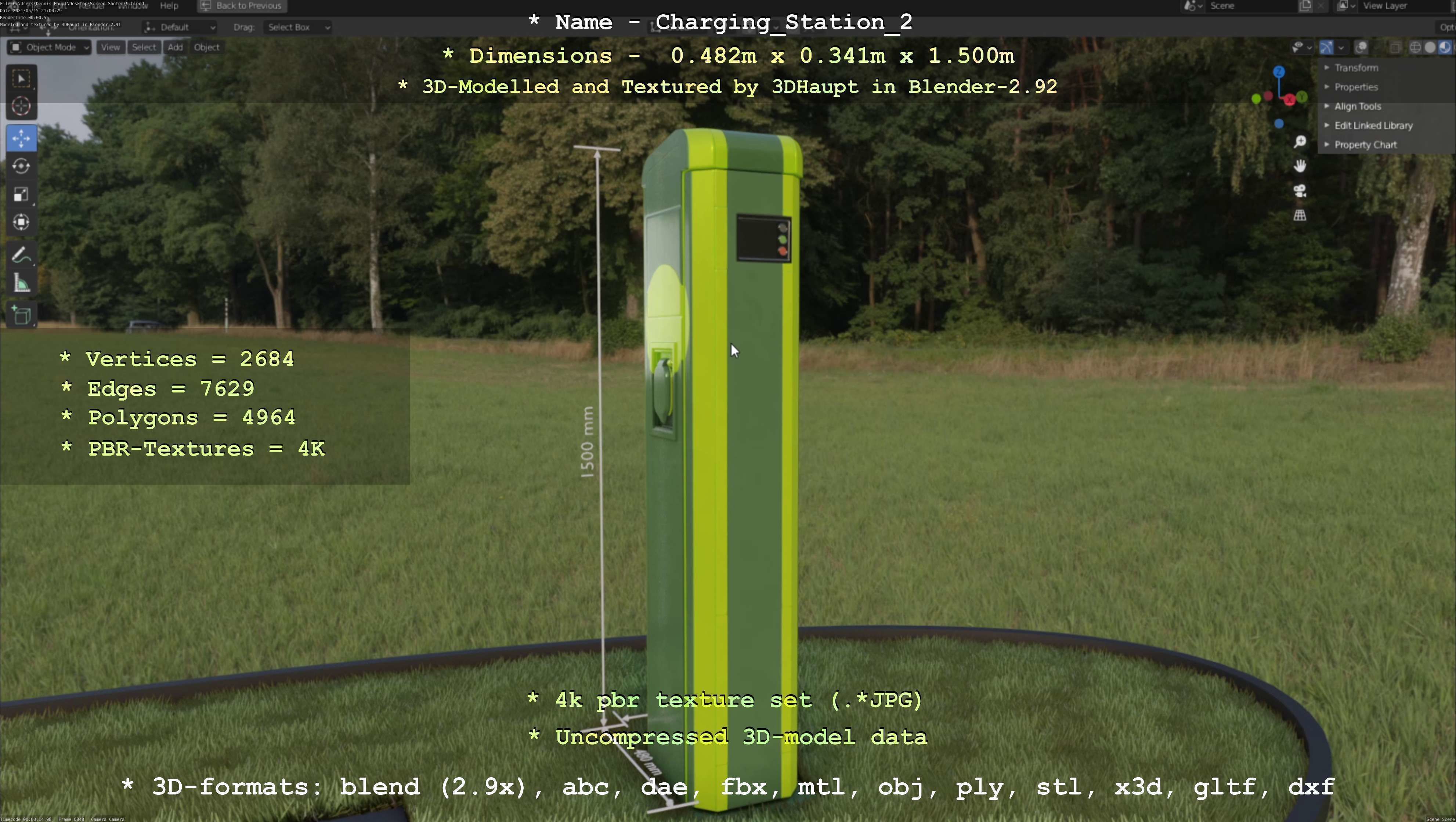 Charging Station Version 2 - All Versions and Parts 3D Model Collection_115