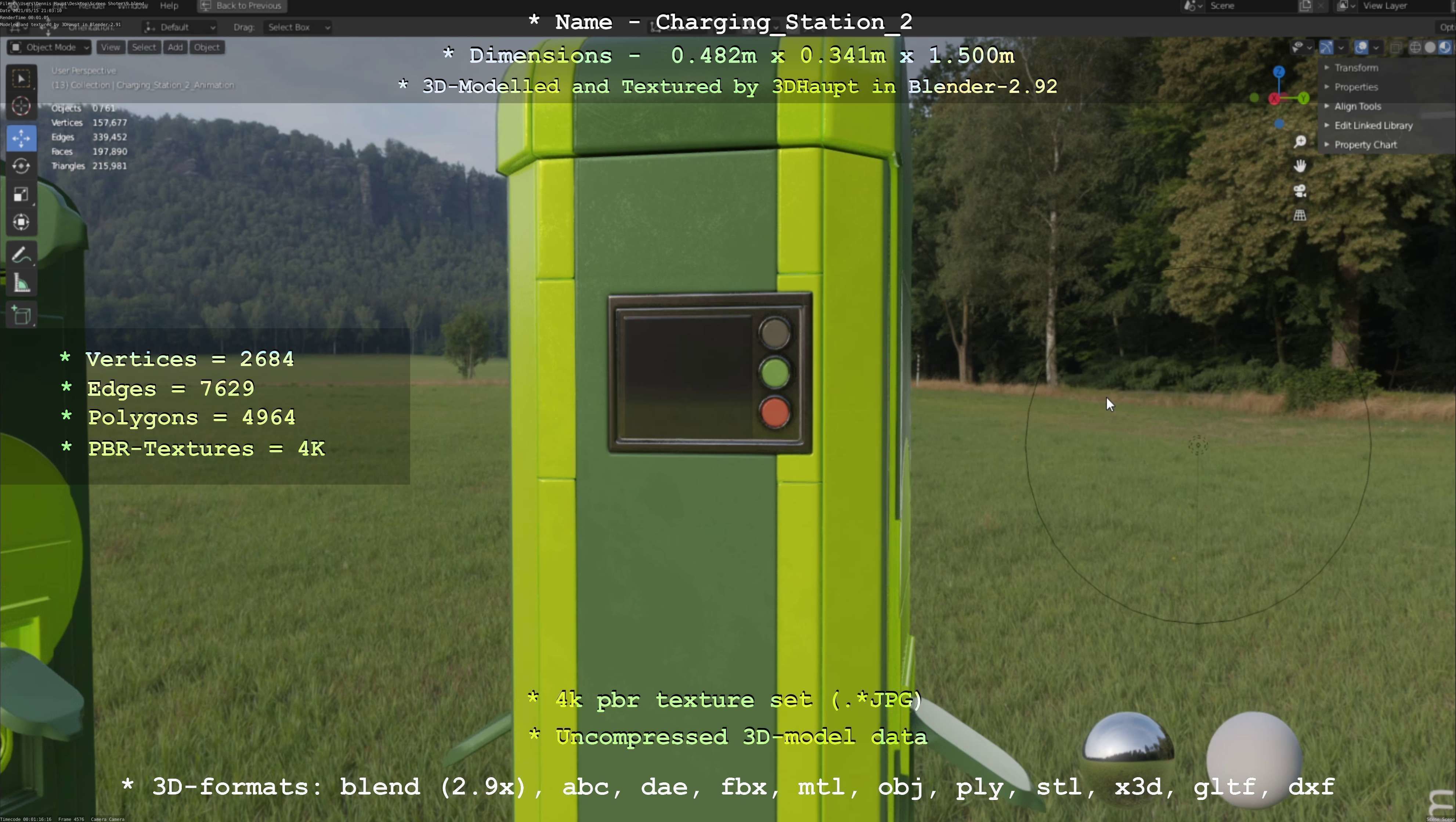 Charging Station Version 2 - All Versions and Parts 3D Model Collection_127