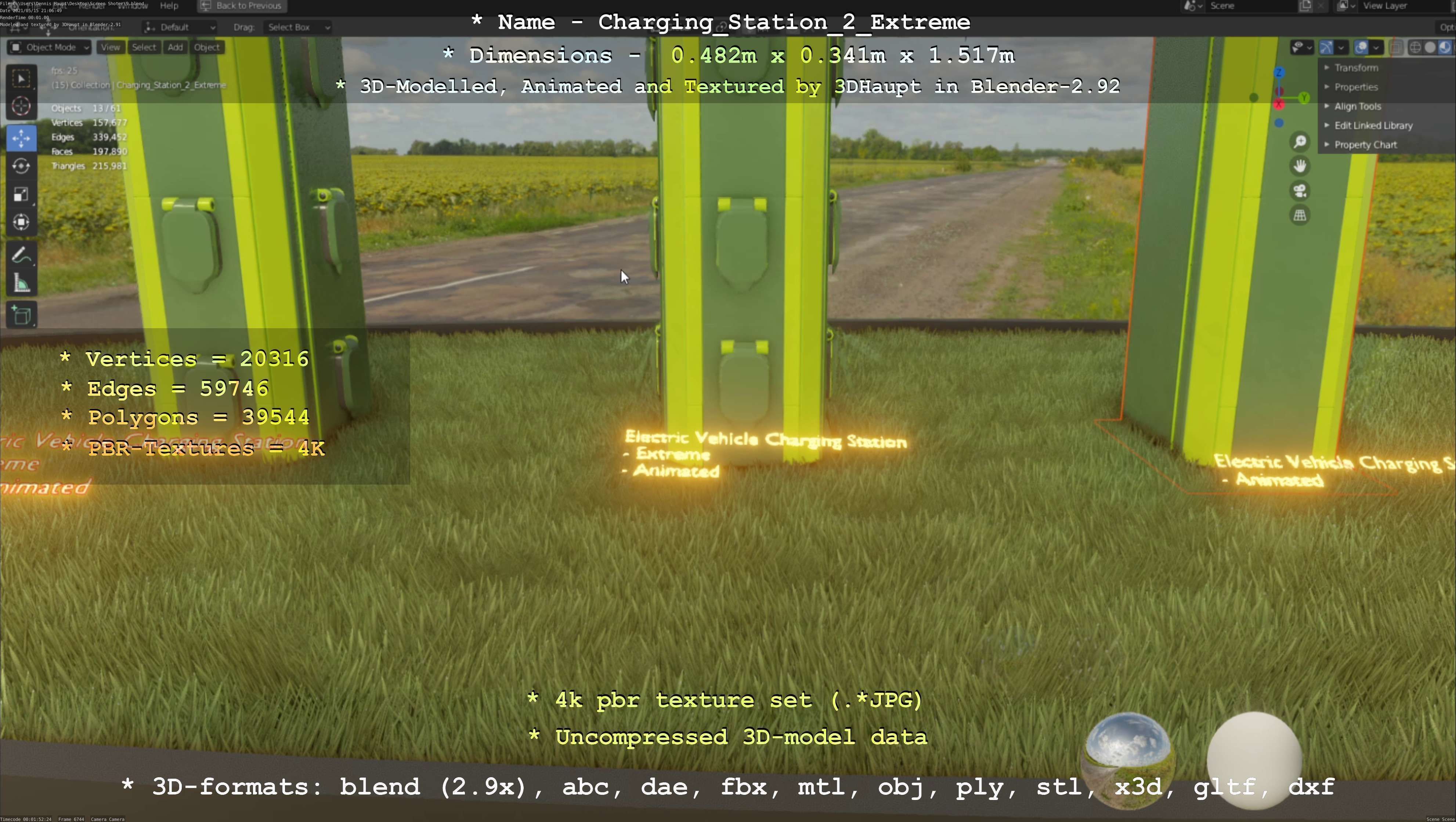 Charging Station Version 2 - All Versions and Parts 3D Model Collection_49