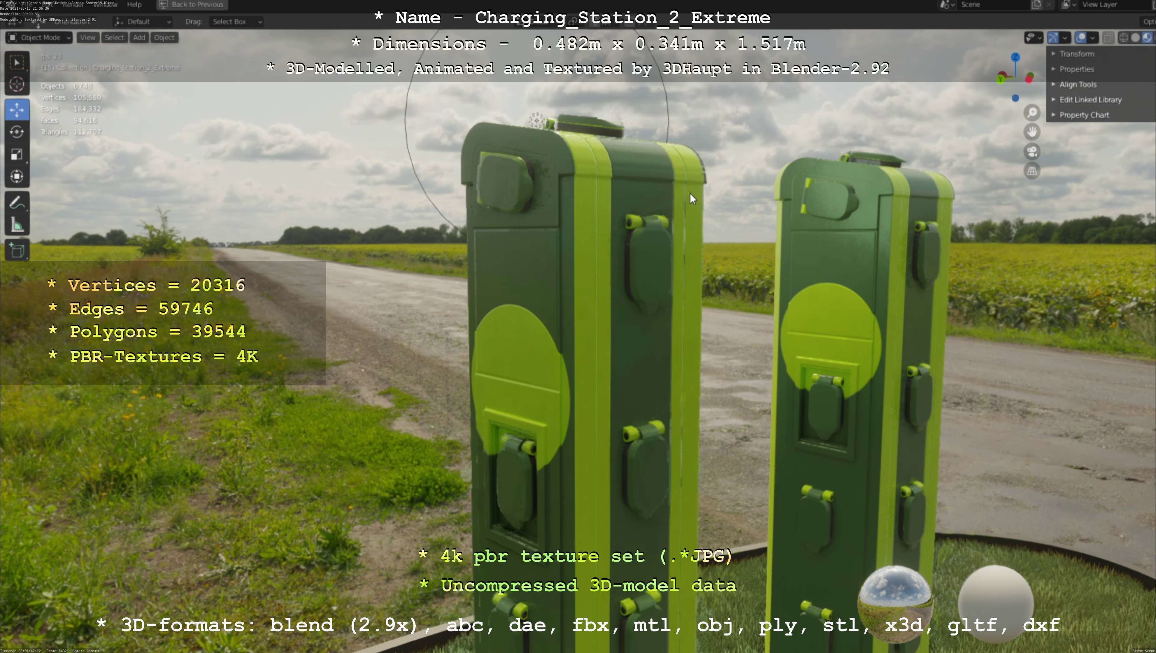 Charging Station Version 2 - All Versions and Parts 3D Model Collection_50