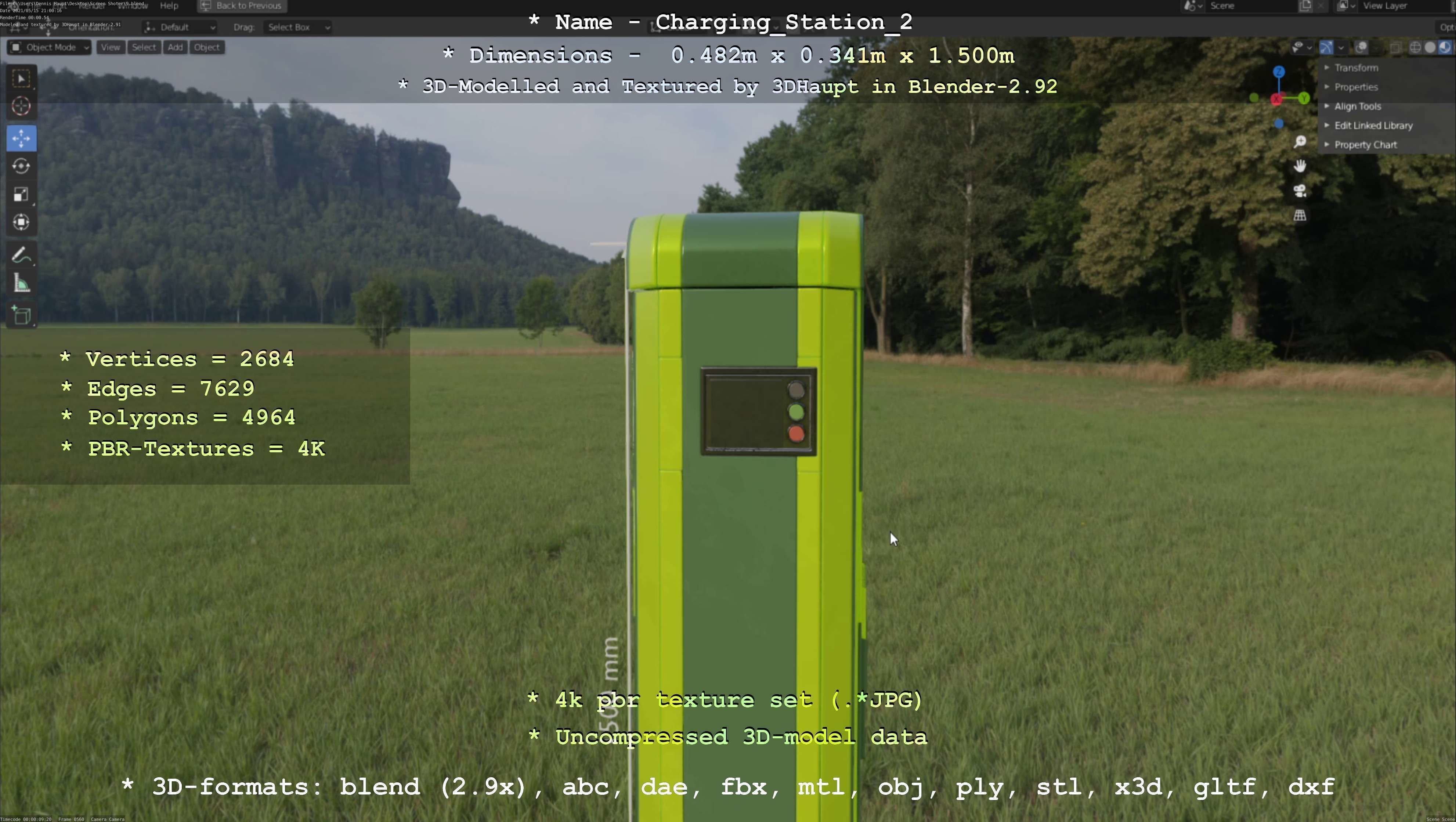 Charging Station Version 2 - All Versions and Parts 3D Model Collection_104