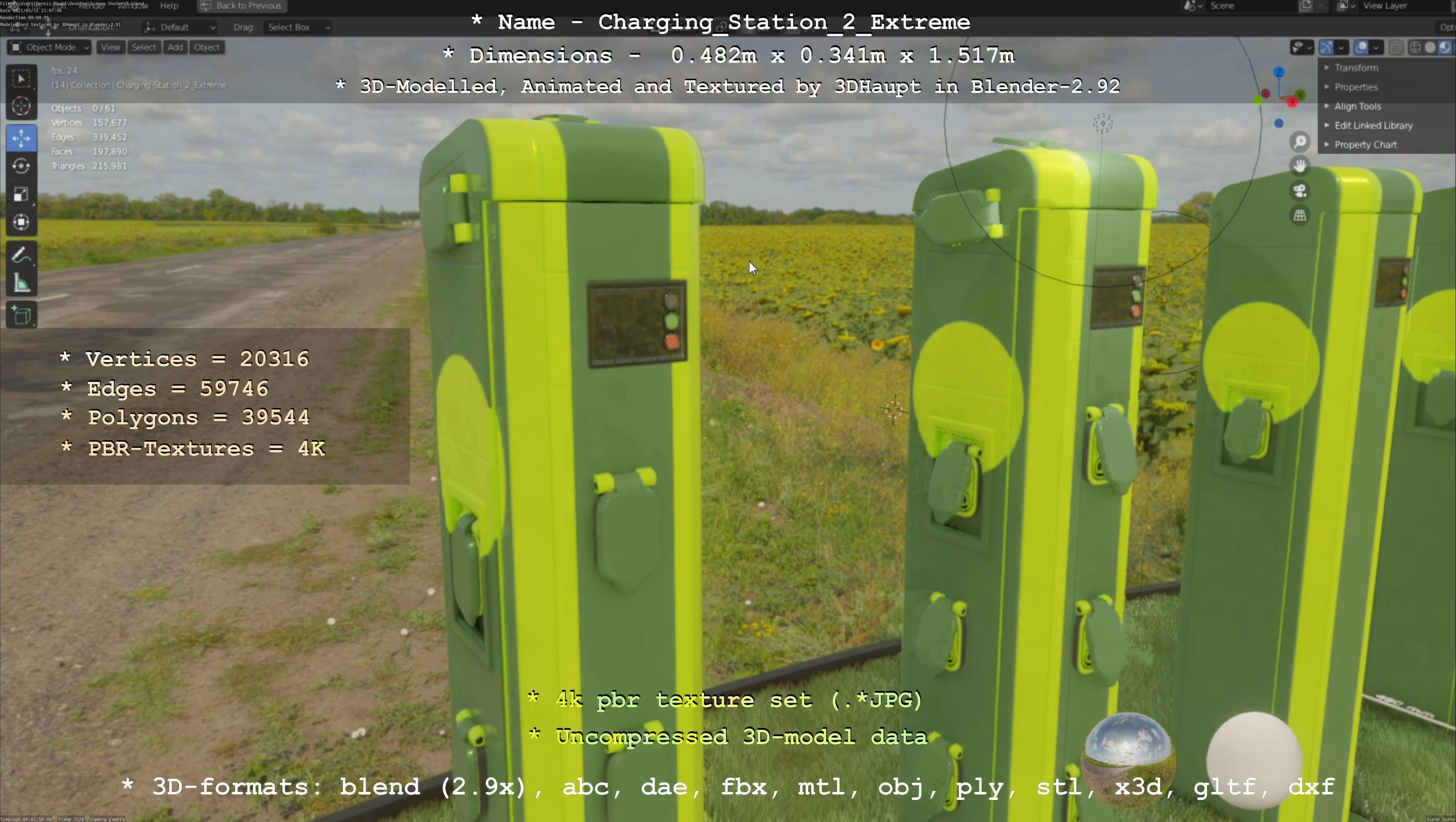 Charging Station Version 2 - All Versions and Parts 3D Model Collection_27