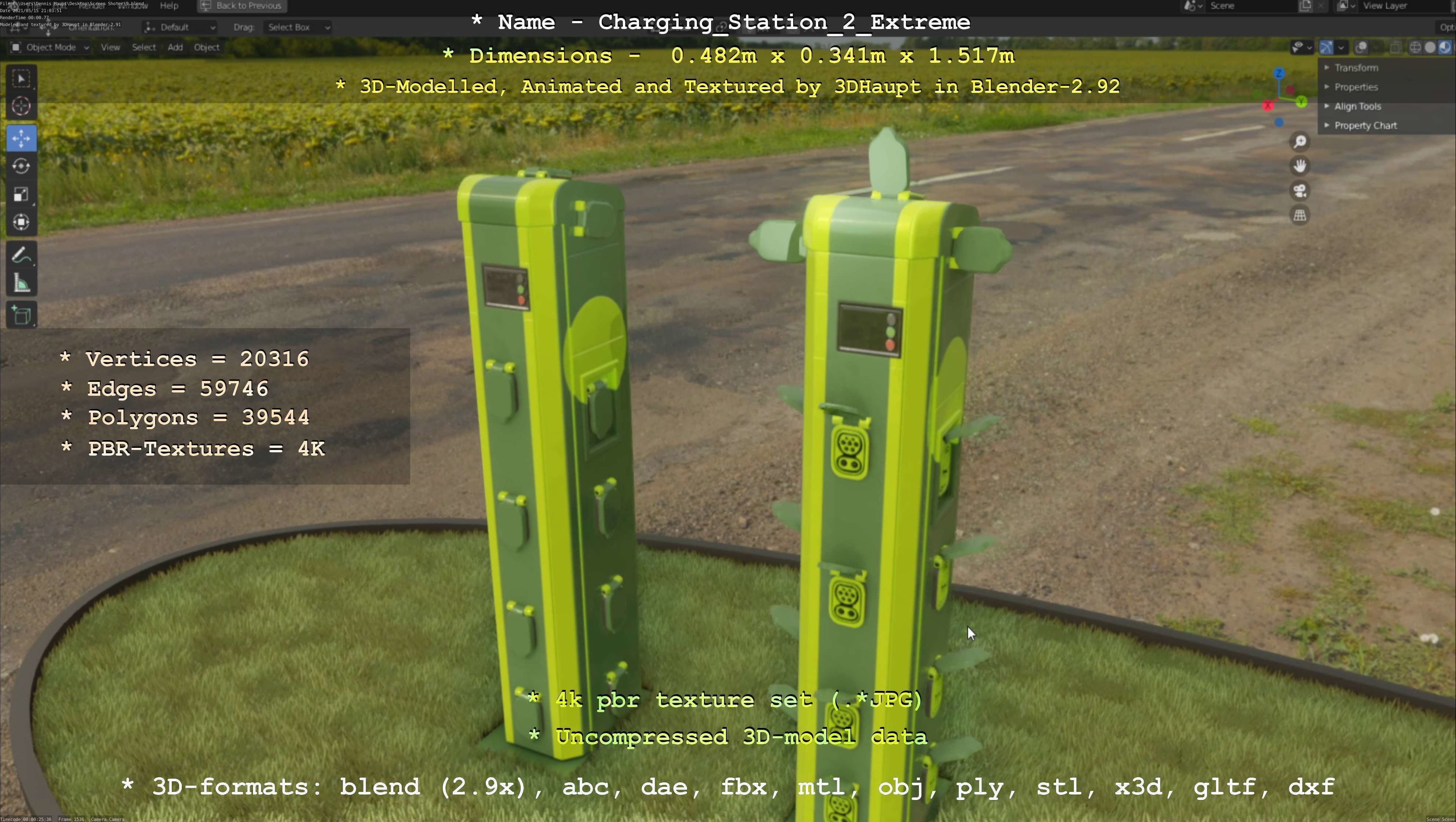 Charging Station Version 2 - All Versions and Parts 3D Model Collection_46