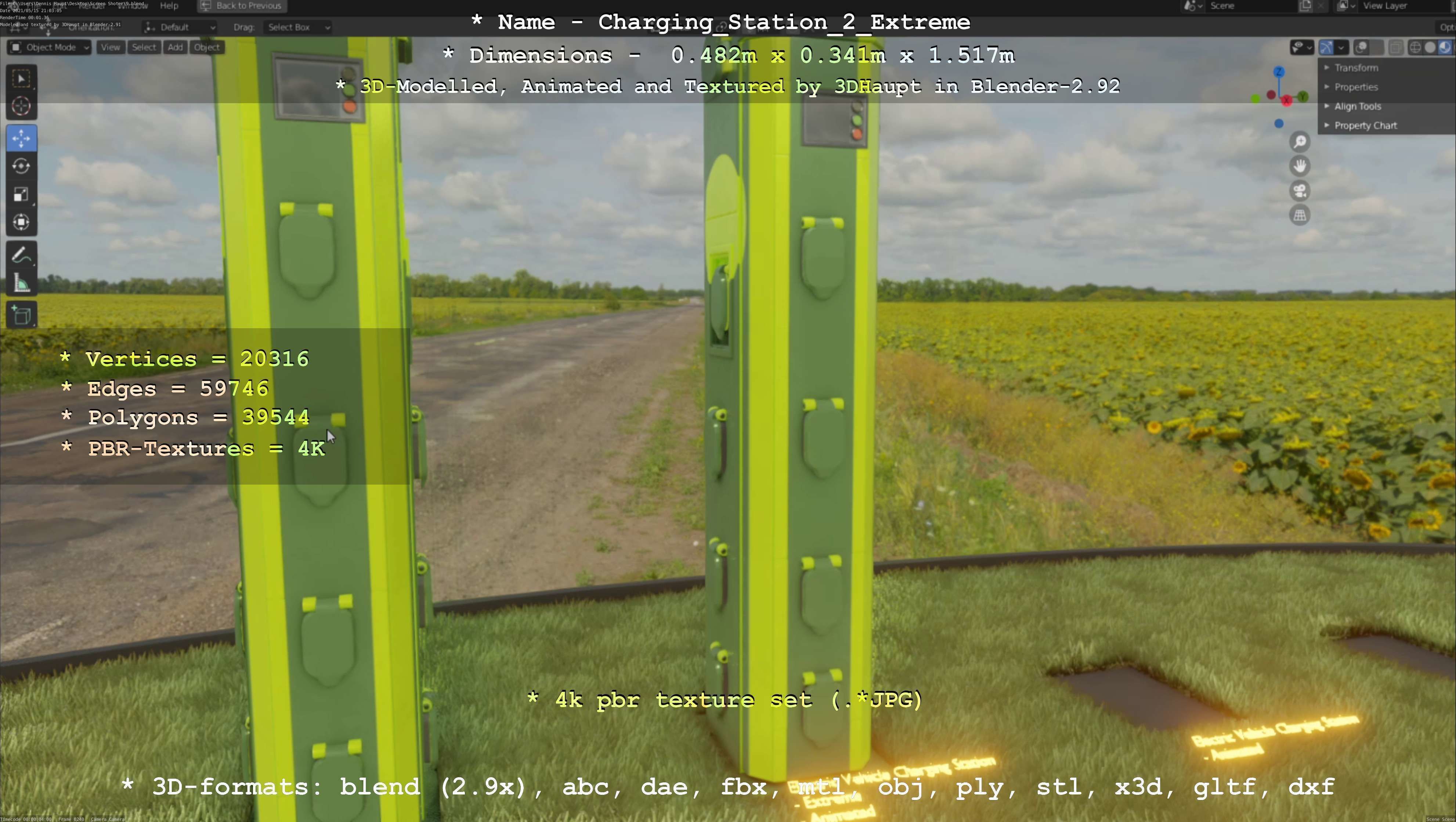 Charging Station Version 2 - All Versions and Parts 3D Model Collection_54