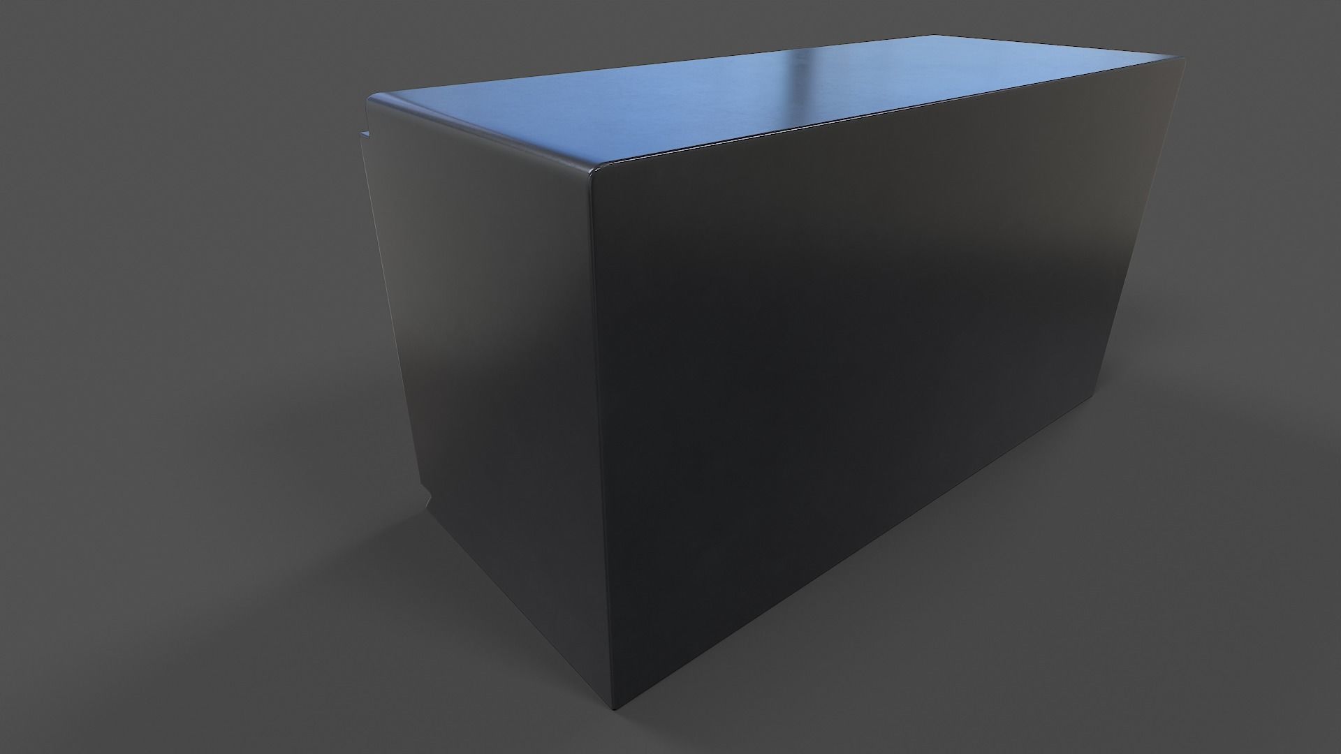 Tube Radio - Low Poly Low-poly 3D model_5