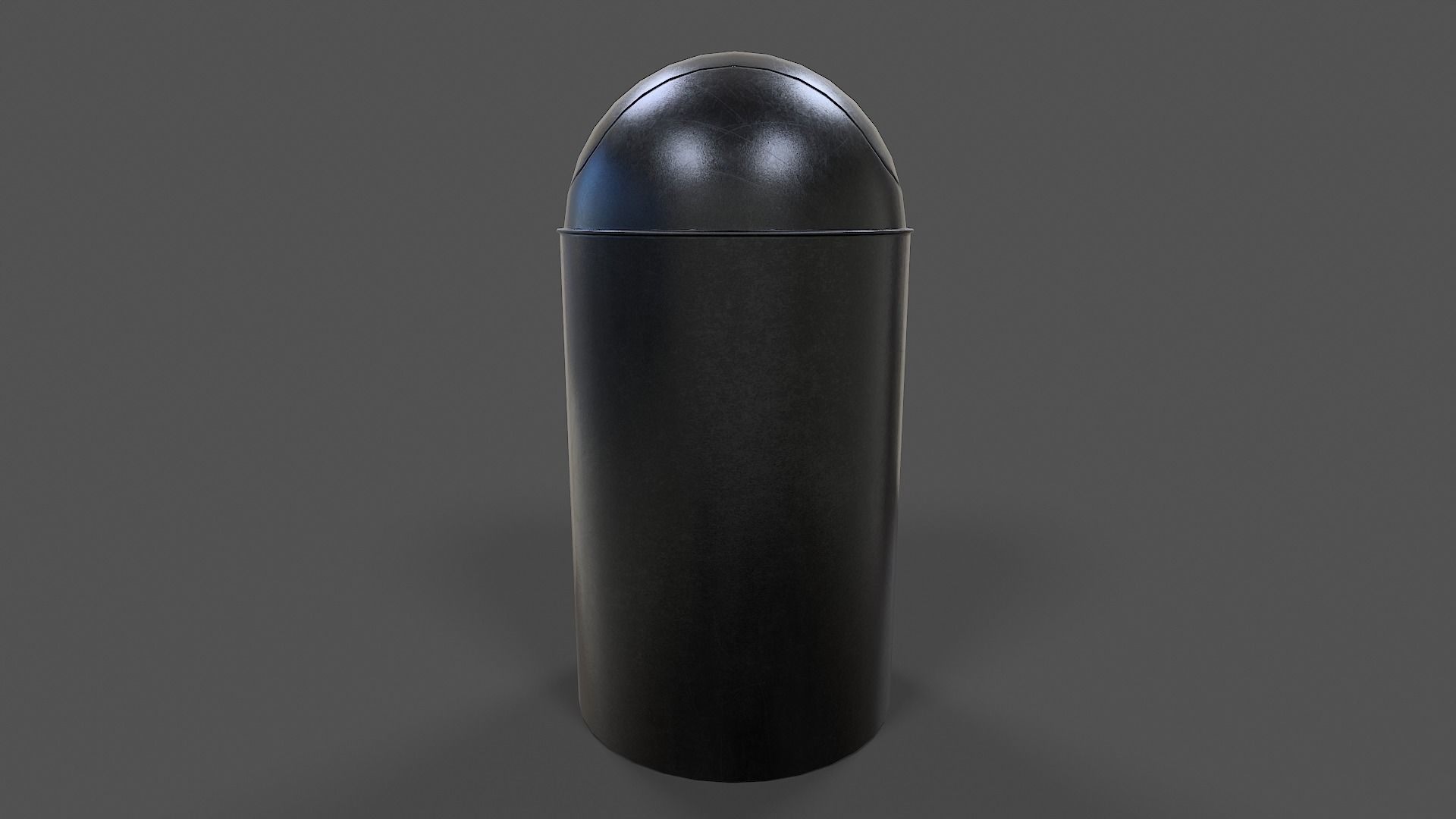 Trash Can V01 - Low Poly Low-poly 3D model_4