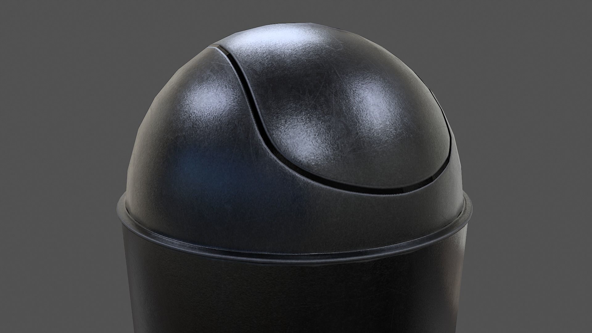 Trash Can V01 - Low Poly Low-poly 3D model_8