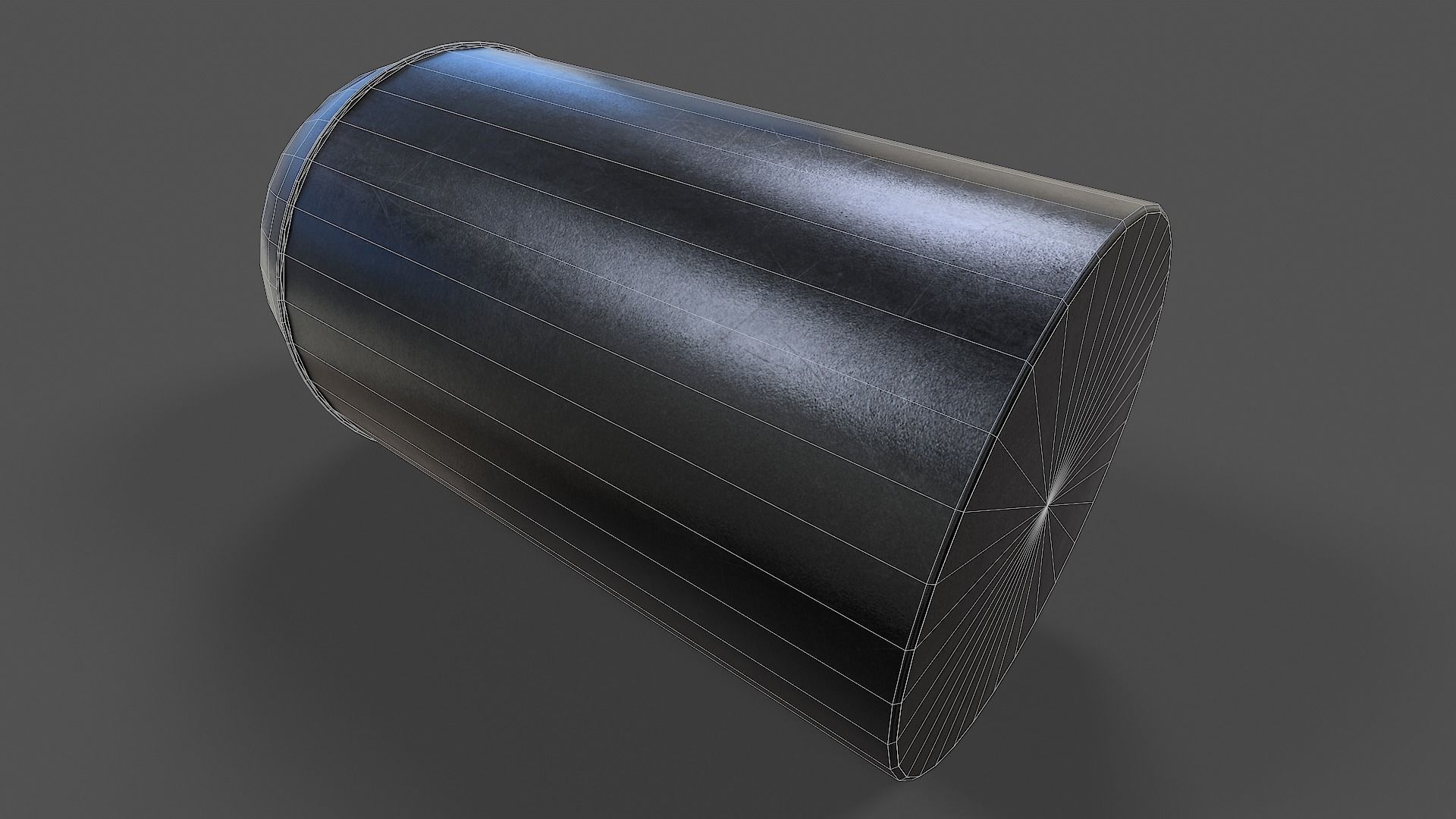 Trash Can V01 - Low Poly Low-poly 3D model_11