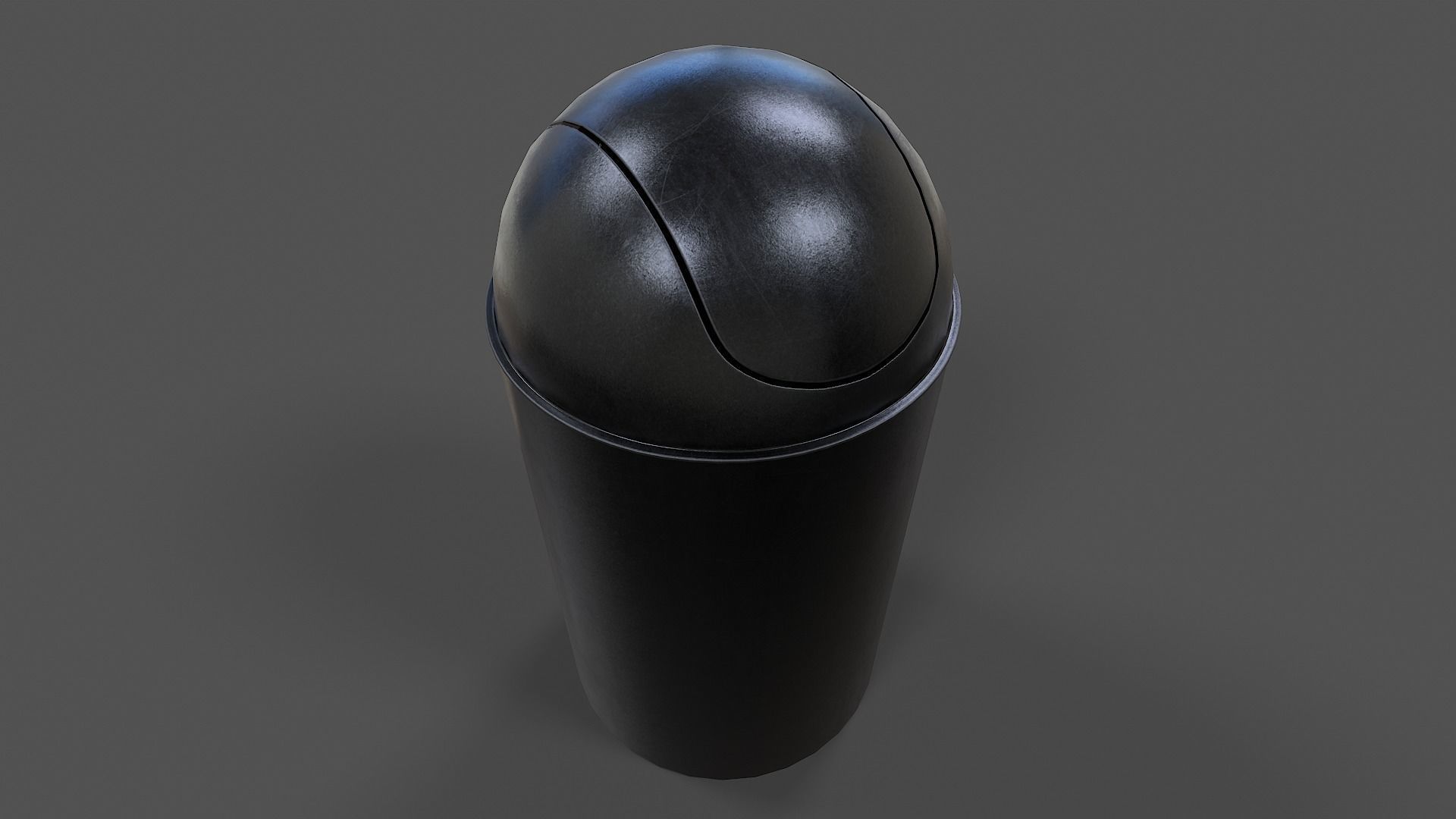 Trash Can V01 - Low Poly Low-poly 3D model_2