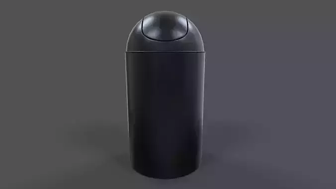 Trash Can V01 - Low Poly Low-poly 3D model