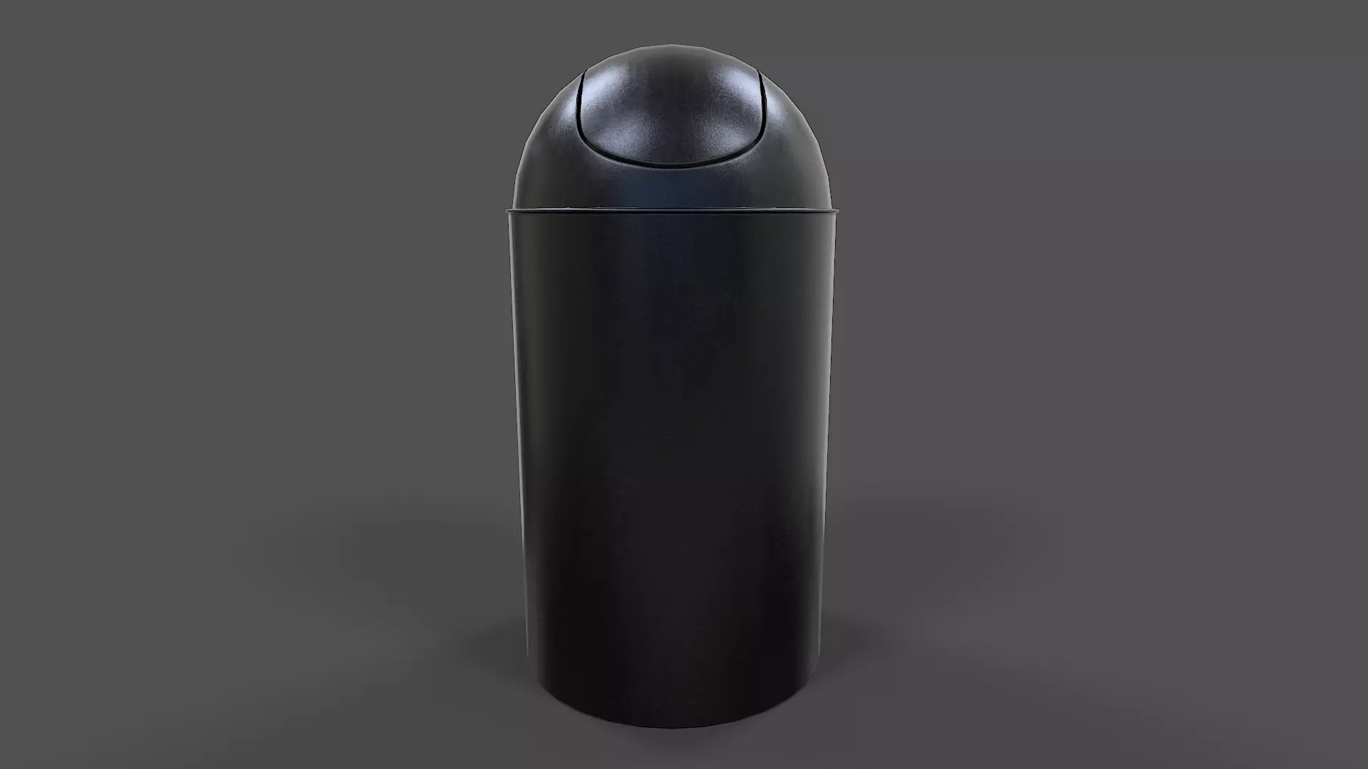 Trash Can V01 - Low Poly Low-poly 3D model_0