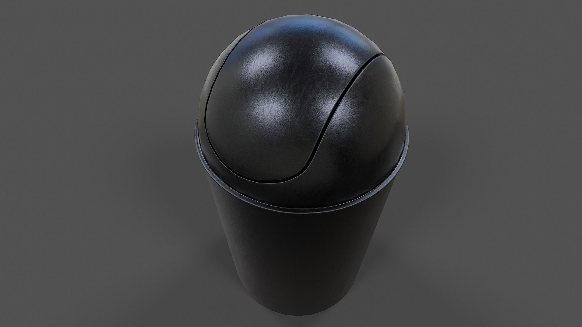 Trash Can V01 - Low Poly Low-poly 3D model_6