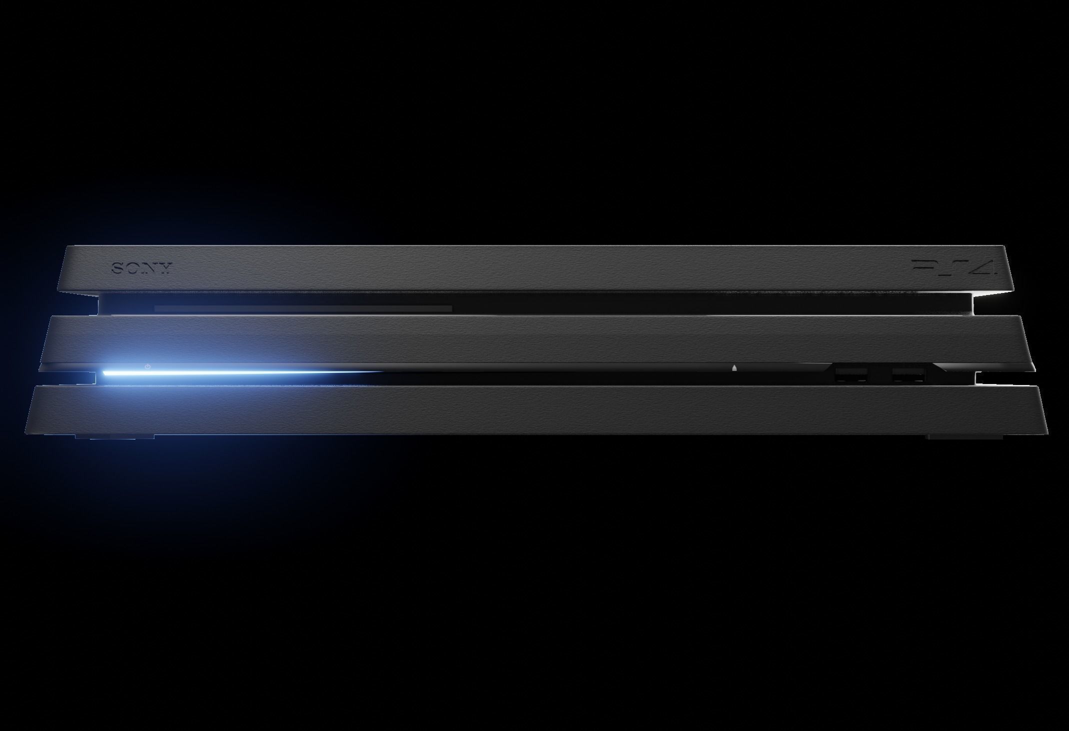 Playstation 4 pro Free 3D model_4