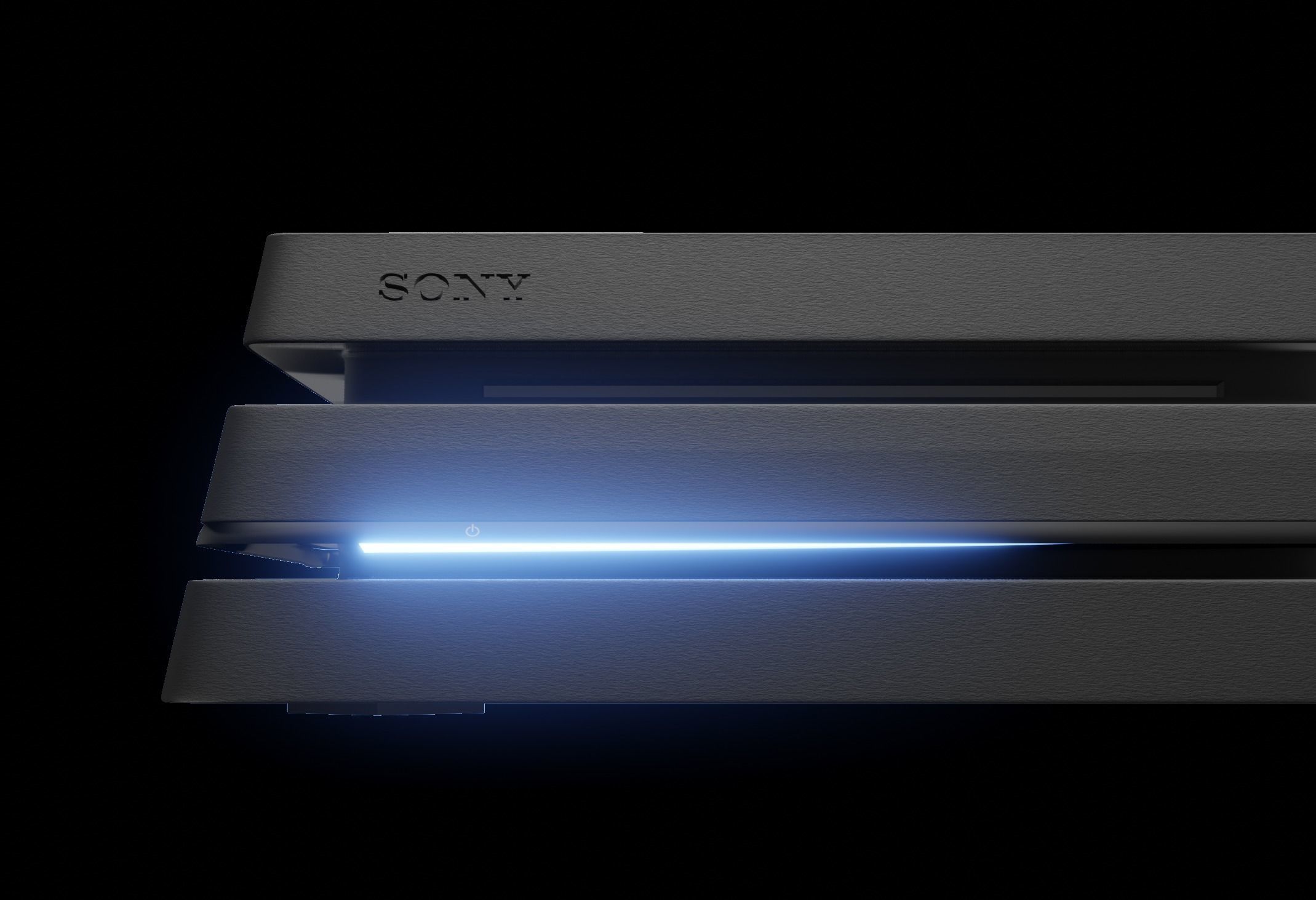 Playstation 4 pro Free 3D model_3