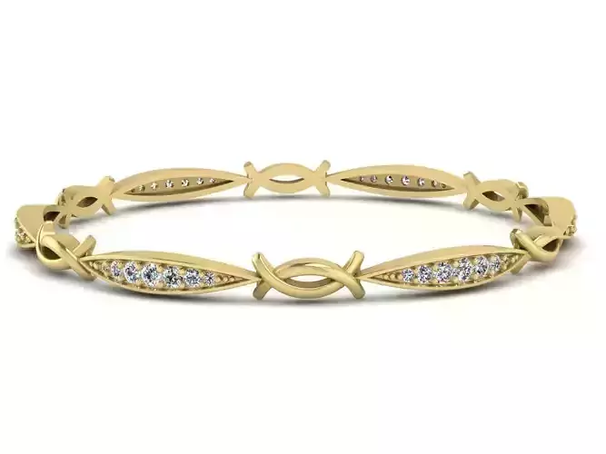 Diamond Jewelry Bangle Bracelet