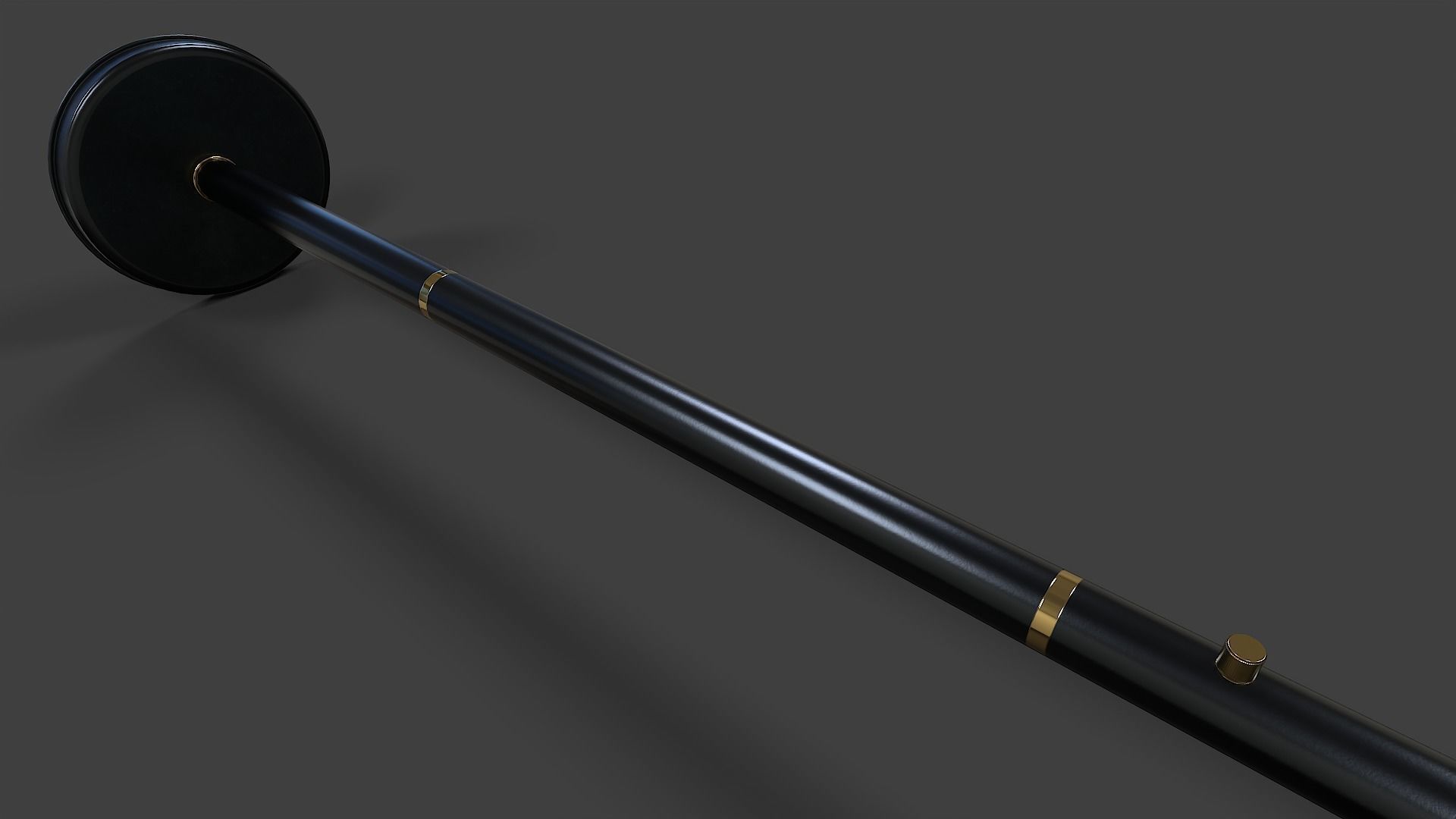 Torchiere Floor Lamp - Low Poly Low-poly 3D model_19