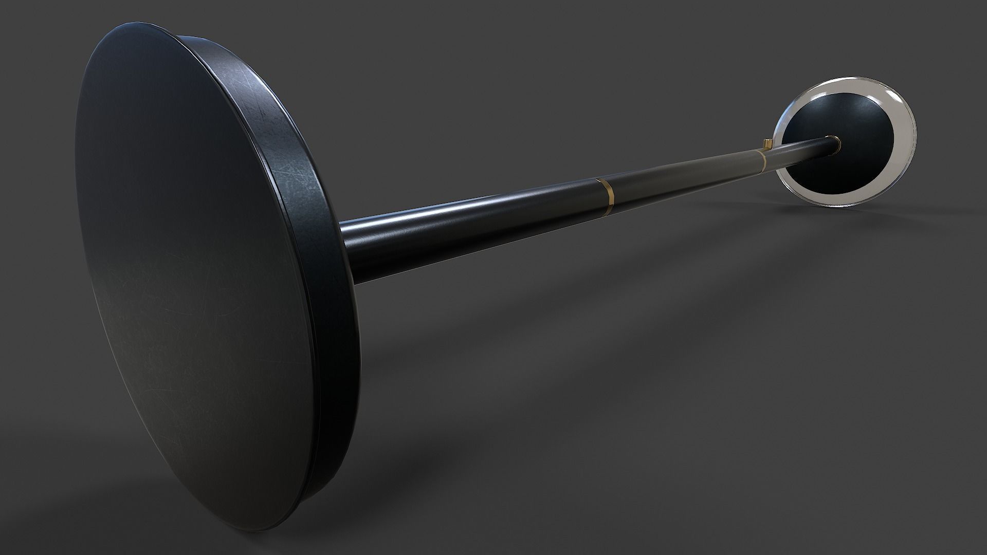 Torchiere Floor Lamp - Low Poly Low-poly 3D model_26