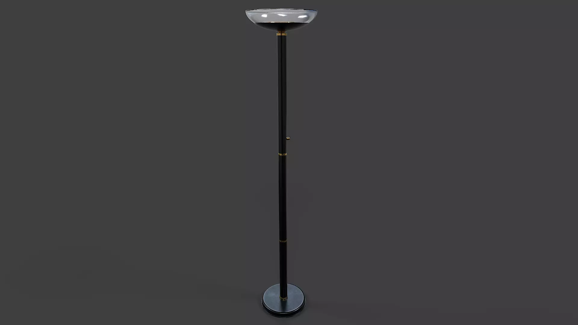Torchiere Floor Lamp - Low Poly Low-poly 3D model_0