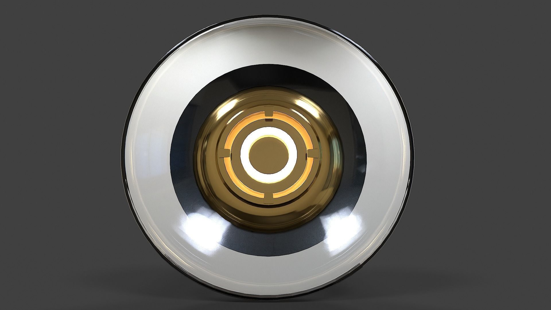 Torchiere Floor Lamp - Low Poly Low-poly 3D model_22