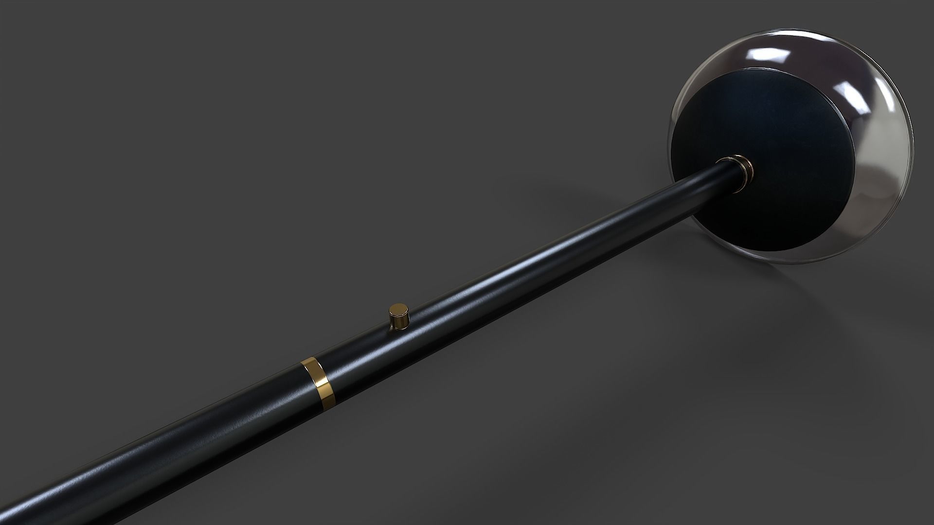 Torchiere Floor Lamp - Low Poly Low-poly 3D model_18