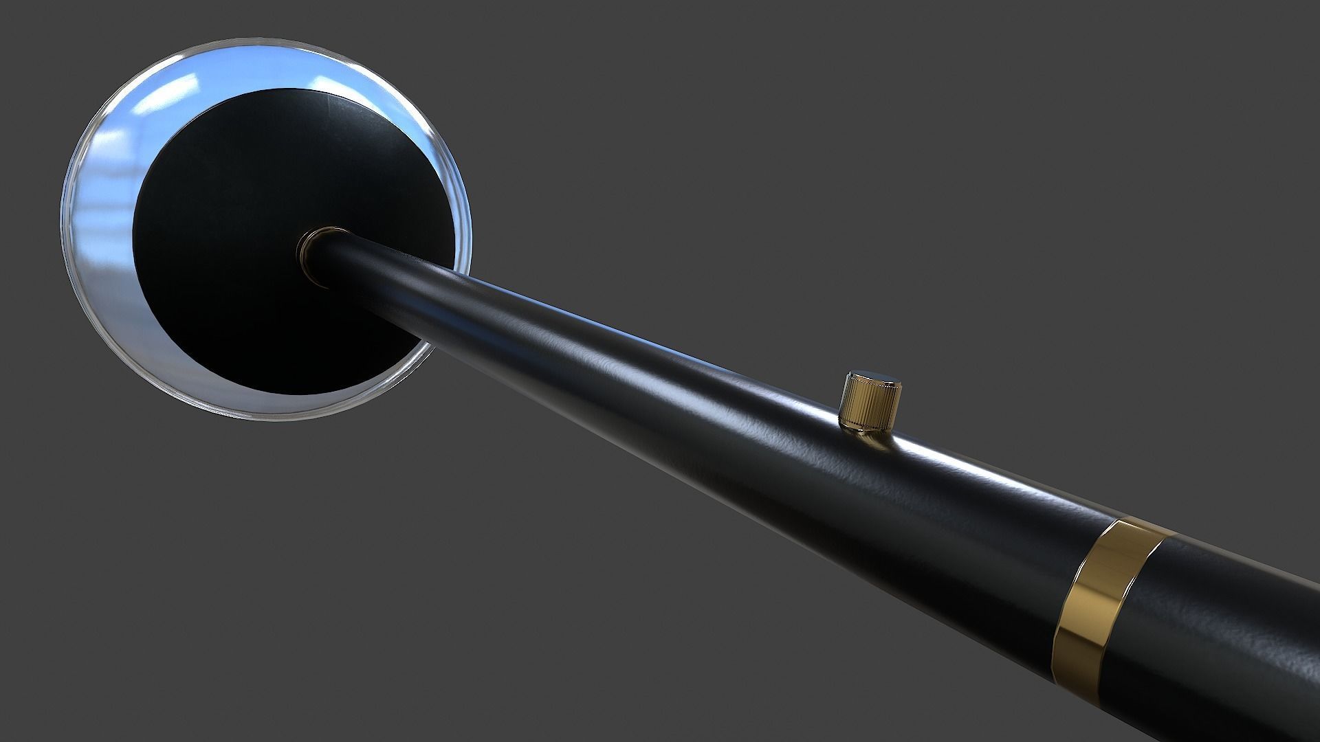 Torchiere Floor Lamp - Low Poly Low-poly 3D model_30