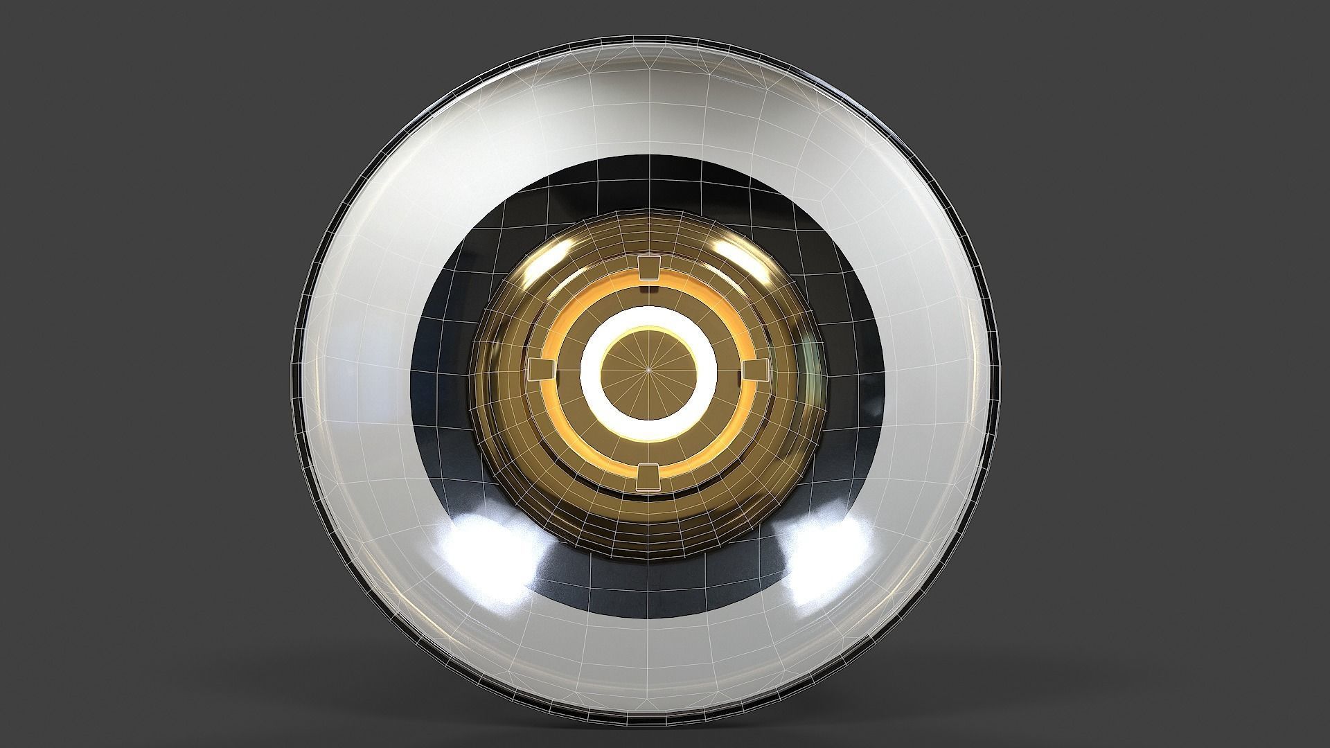 Torchiere Floor Lamp - Low Poly Low-poly 3D model_23