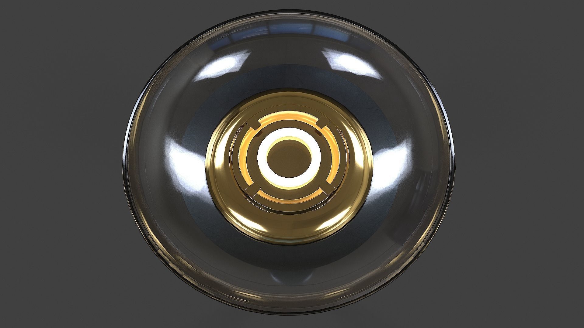 Torchiere Floor Lamp - Low Poly Low-poly 3D model_14