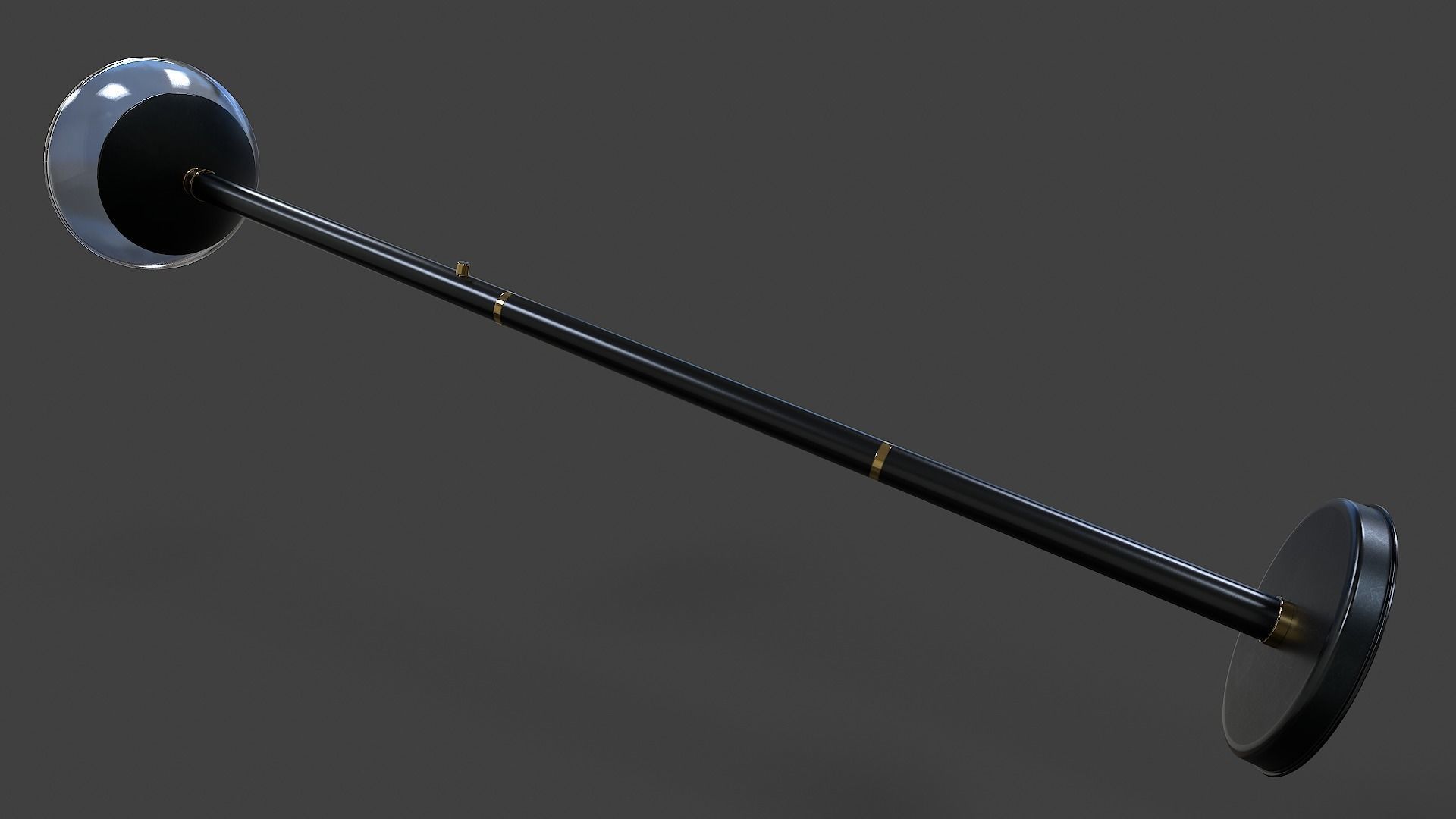 Torchiere Floor Lamp - Low Poly Low-poly 3D model_28