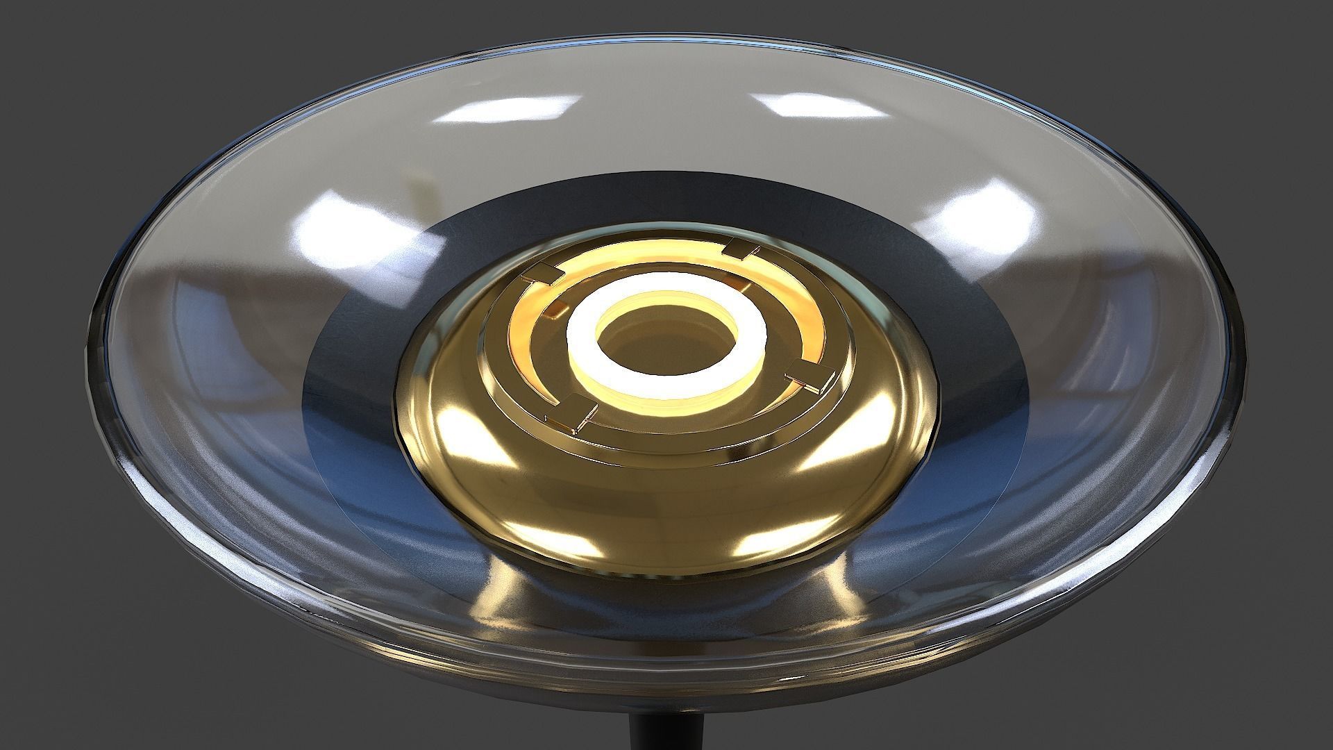 Torchiere Floor Lamp - Low Poly Low-poly 3D model_2