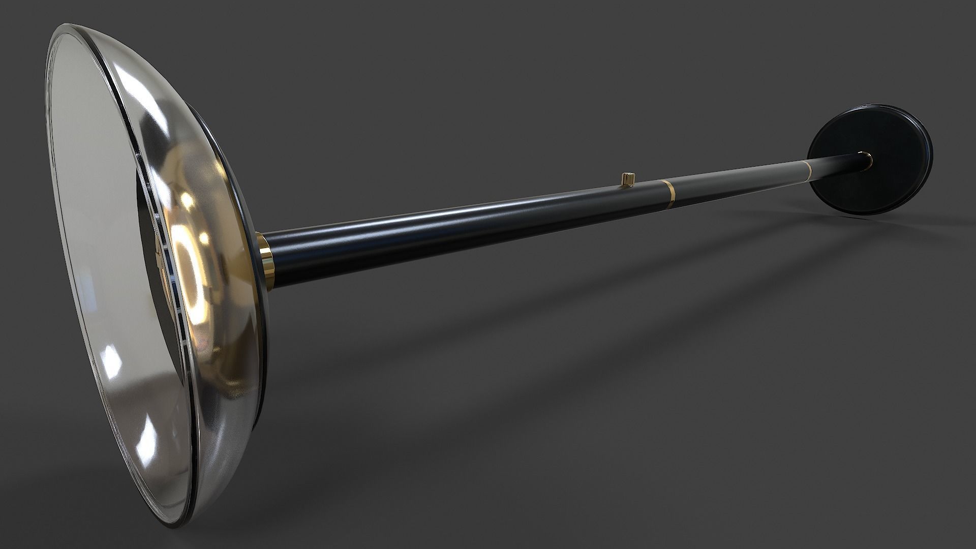 Torchiere Floor Lamp - Low Poly Low-poly 3D model_24