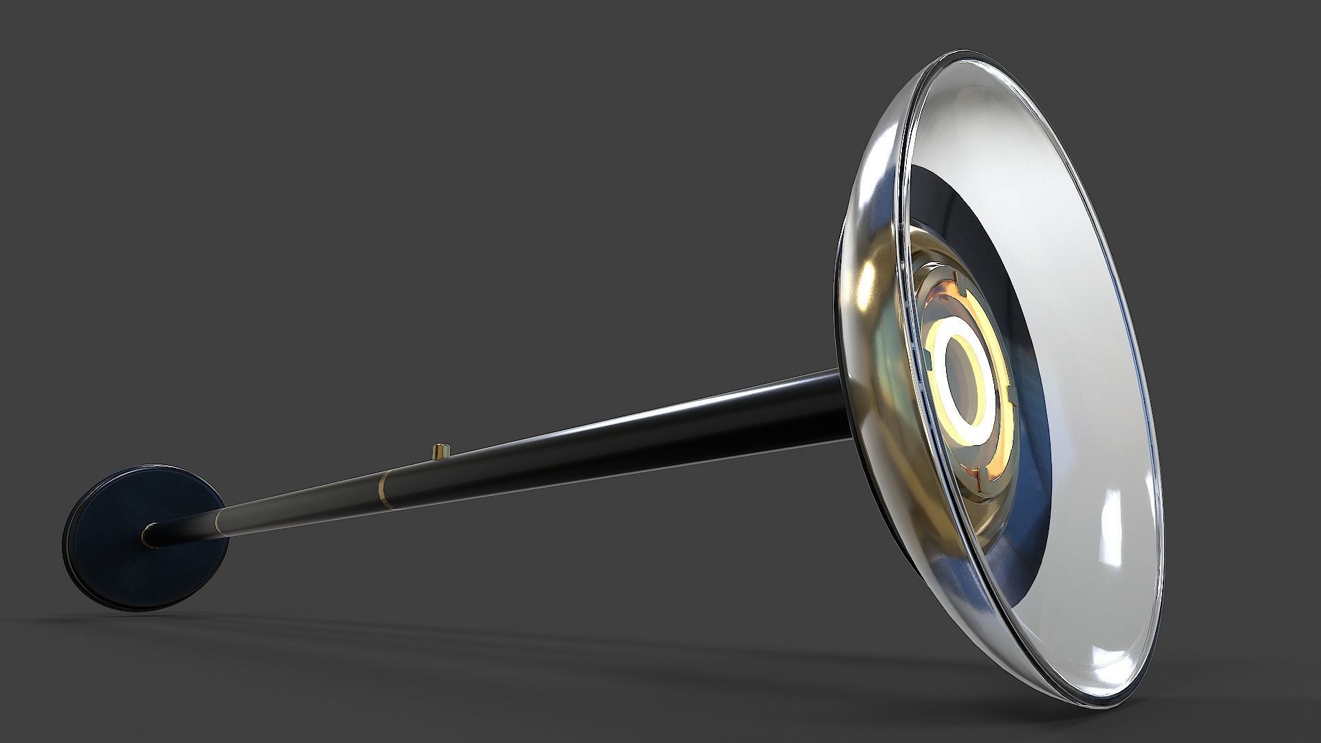 Torchiere Floor Lamp - Low Poly Low-poly 3D model_20