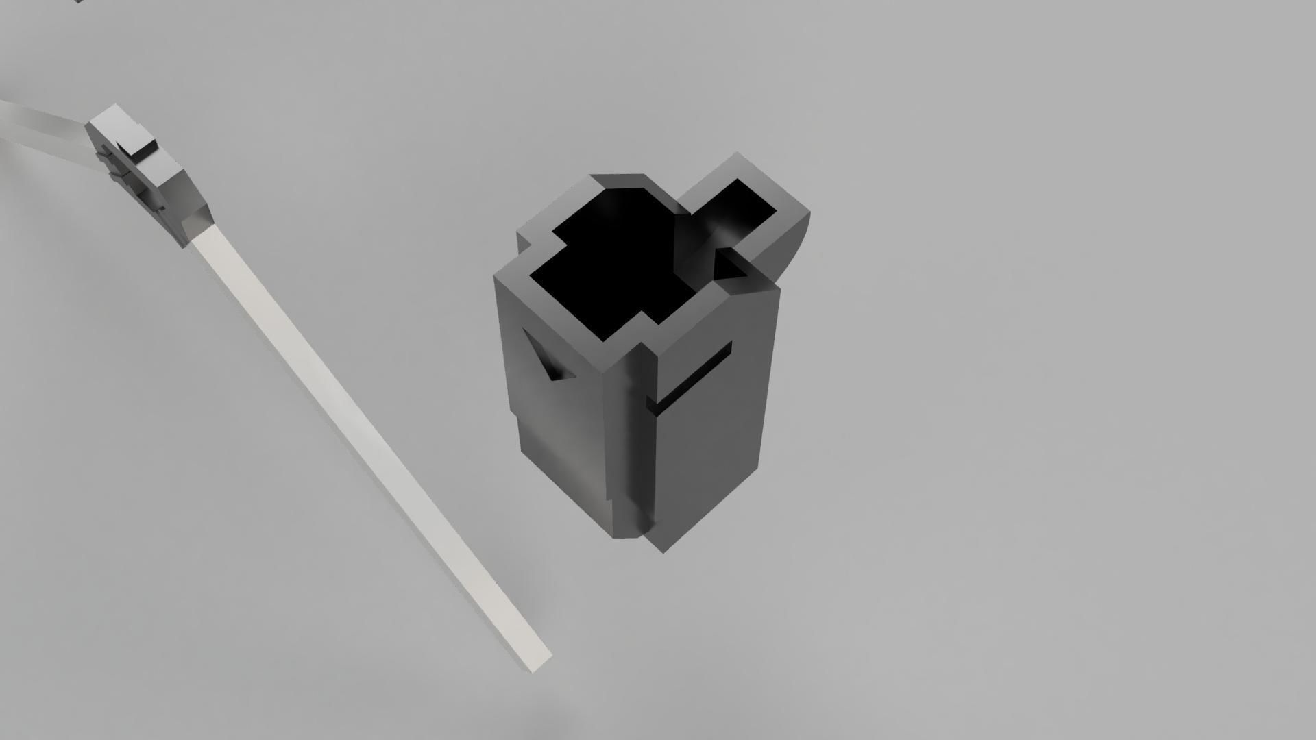 1 12 Clone Trooper Holsters And Kama Clip For The Black Series 3D print model_1