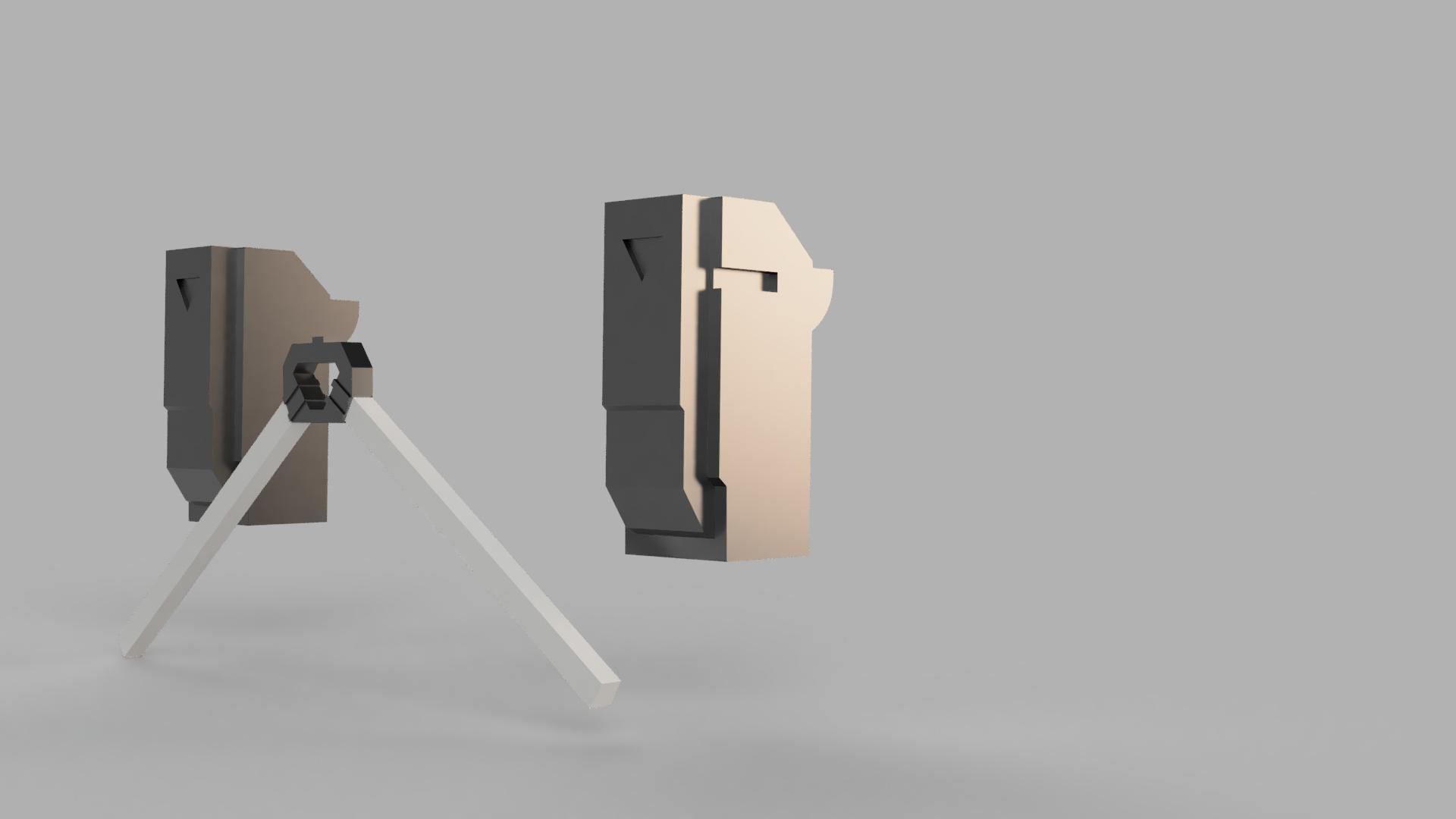 1 12 Clone Trooper Holsters And Kama Clip For The Black Series 3D print model_2