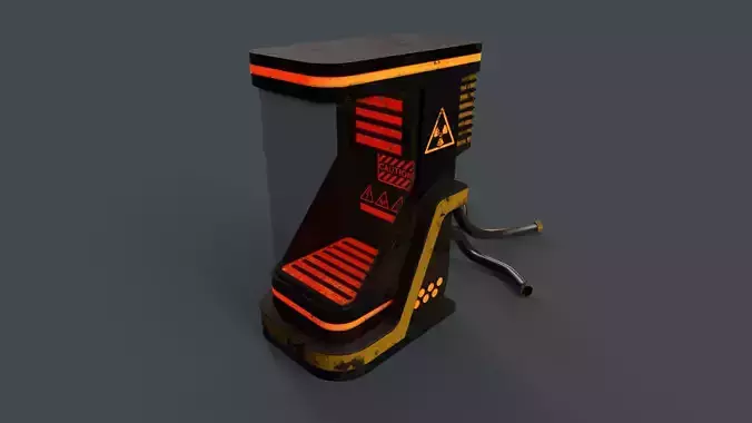 Sci-Fi Teleportation Capsule