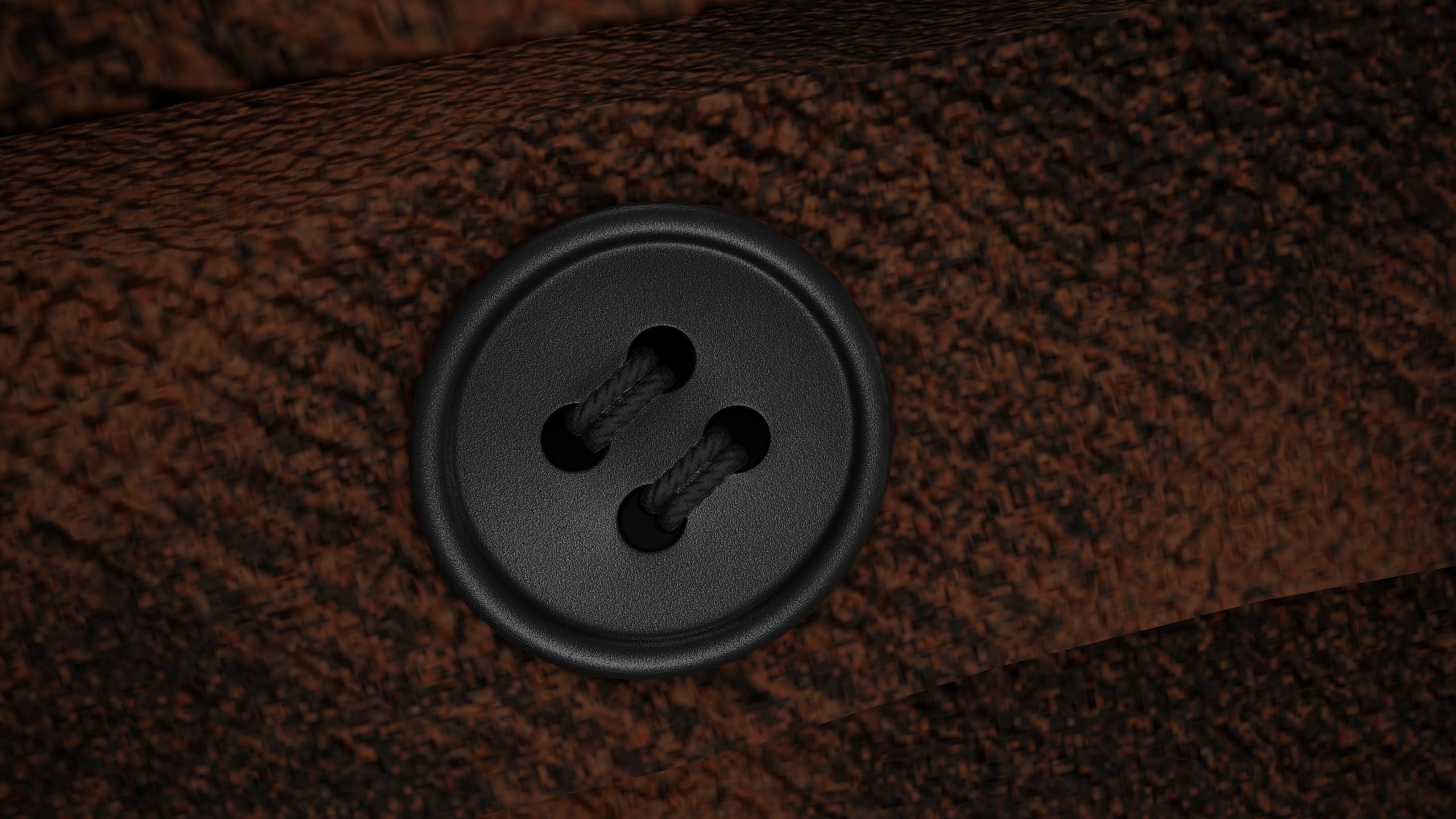 Brown Flannel Shirt Low-poly 3D model_9