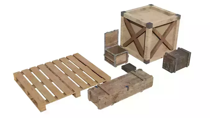 Military Wooden Chest Package
