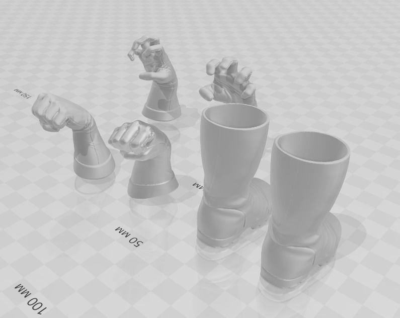 Marvel DOC OC set for figure  3D print model_6