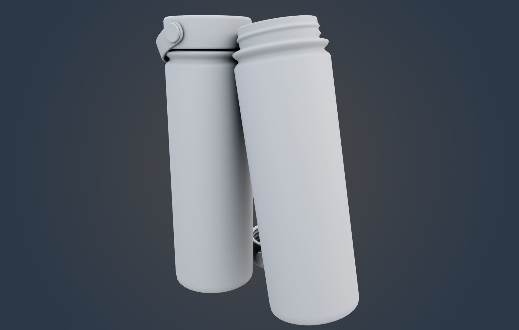 Large Water Bottle Low-poly 3D model_18