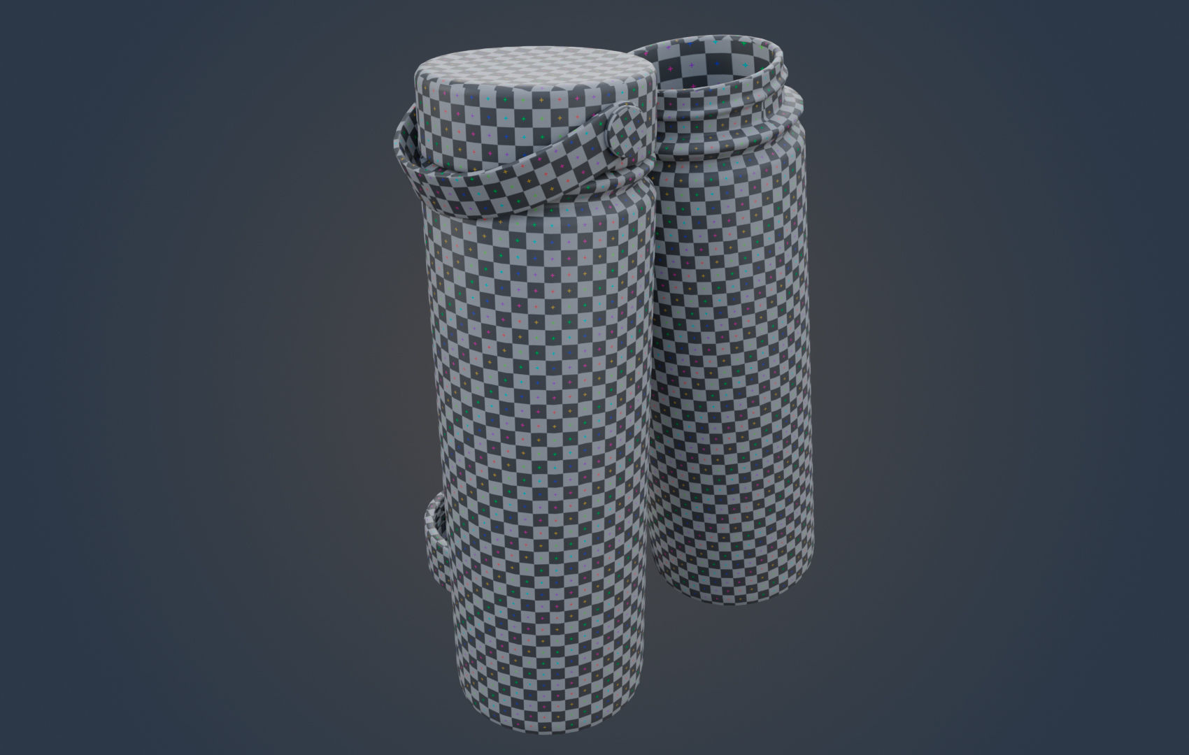 Large Water Bottle Low-poly 3D model_9