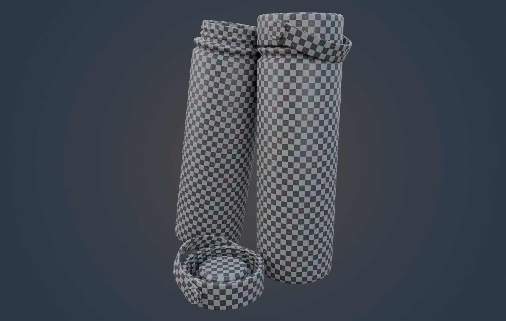 Large Water Bottle Low-poly 3D model_23