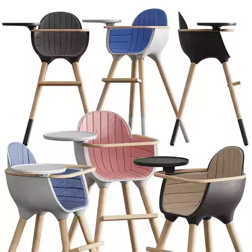 Ovo High Chair by Micuna 3D model