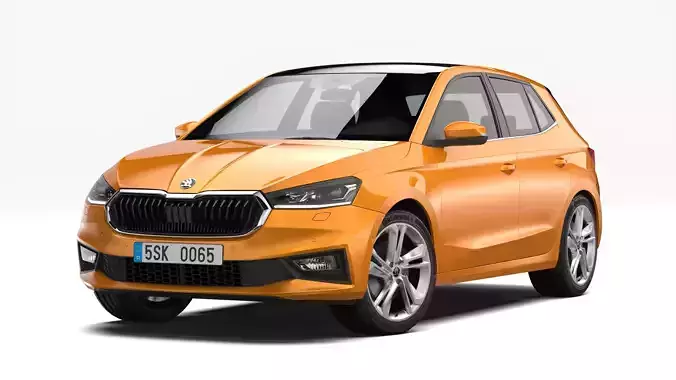 Skoda Fabia 2022 3D model