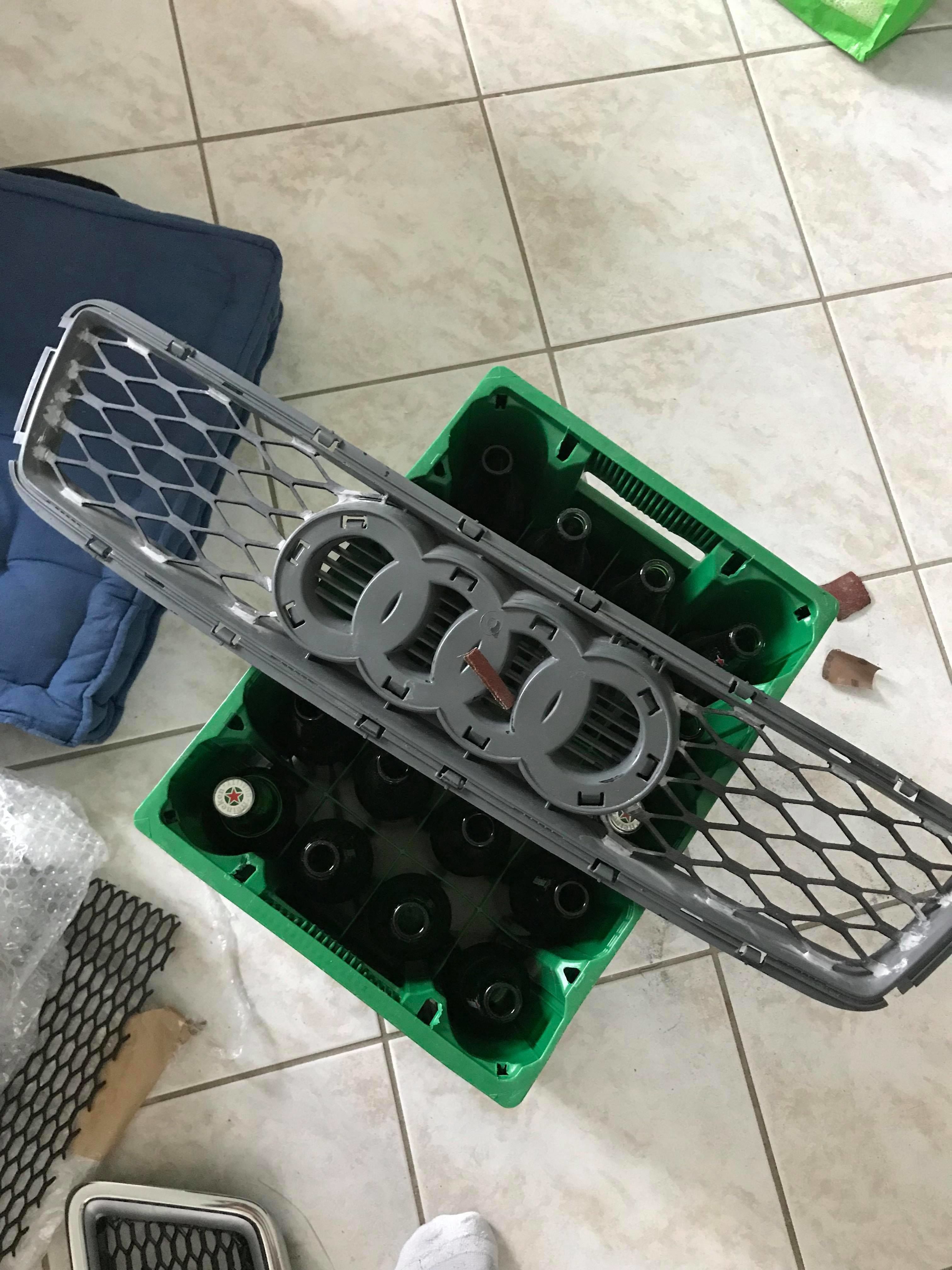 Audi honeycomb grill 3D print - Wabengrill - Wabengitter - 3D print model_2