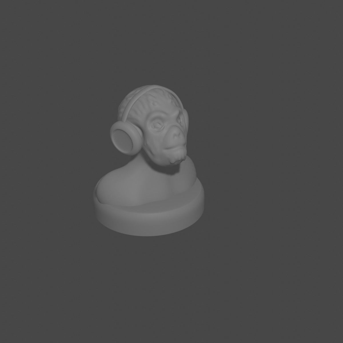 the three monkeys 3D print model_3