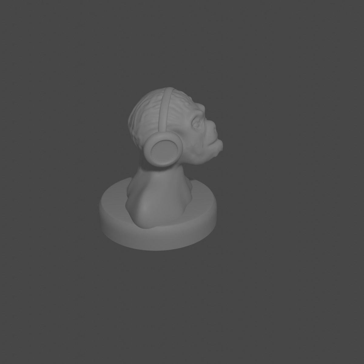 the three monkeys 3D print model_32