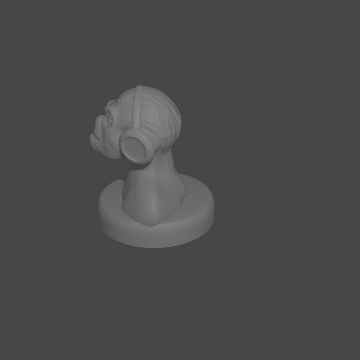 the three monkeys 3D print model_12